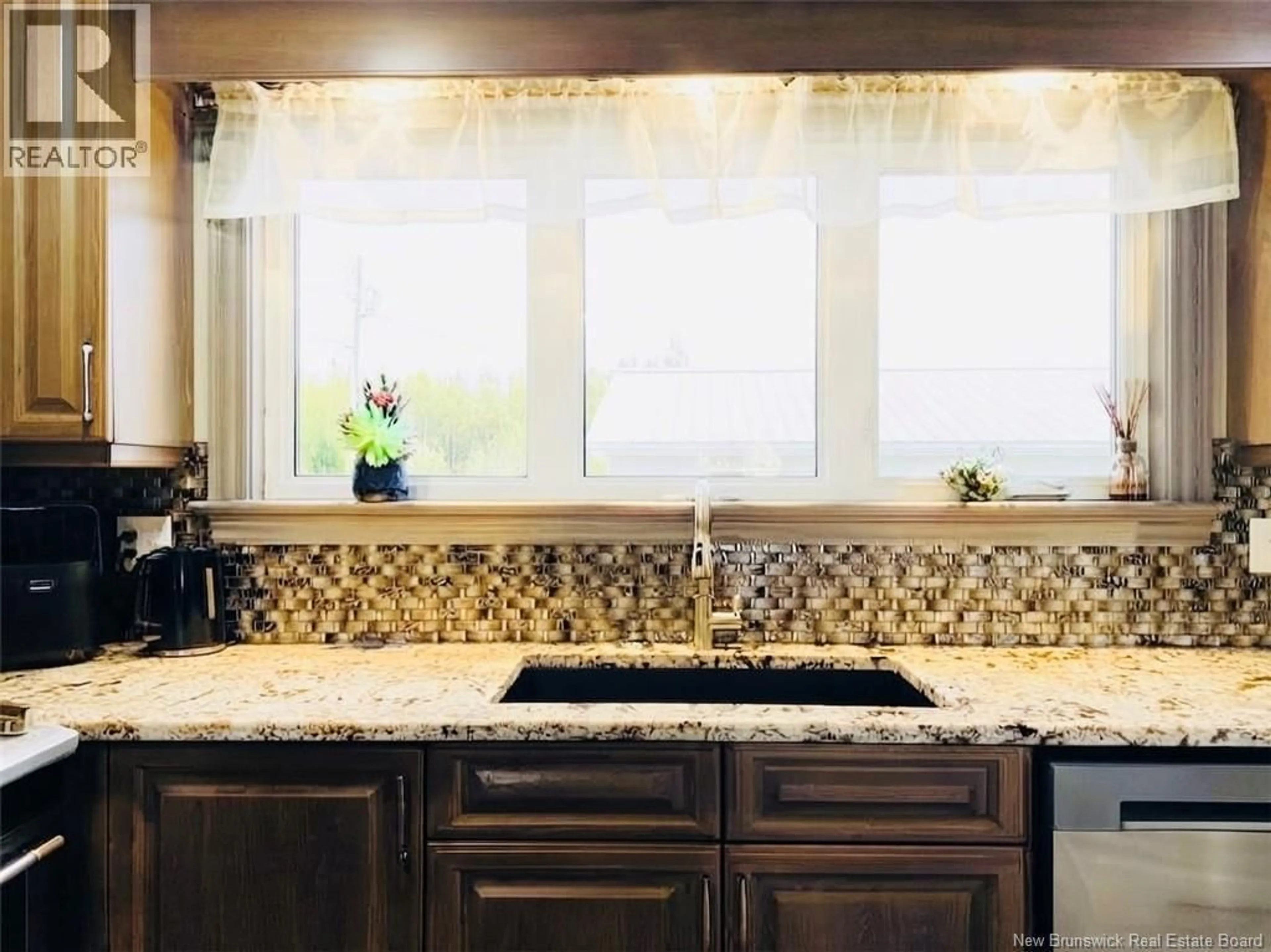 Contemporary kitchen, ceramic/tile floor for 10 THIBODEAU LANE, Baie-Sainte-Anne New Brunswick E9A1G1