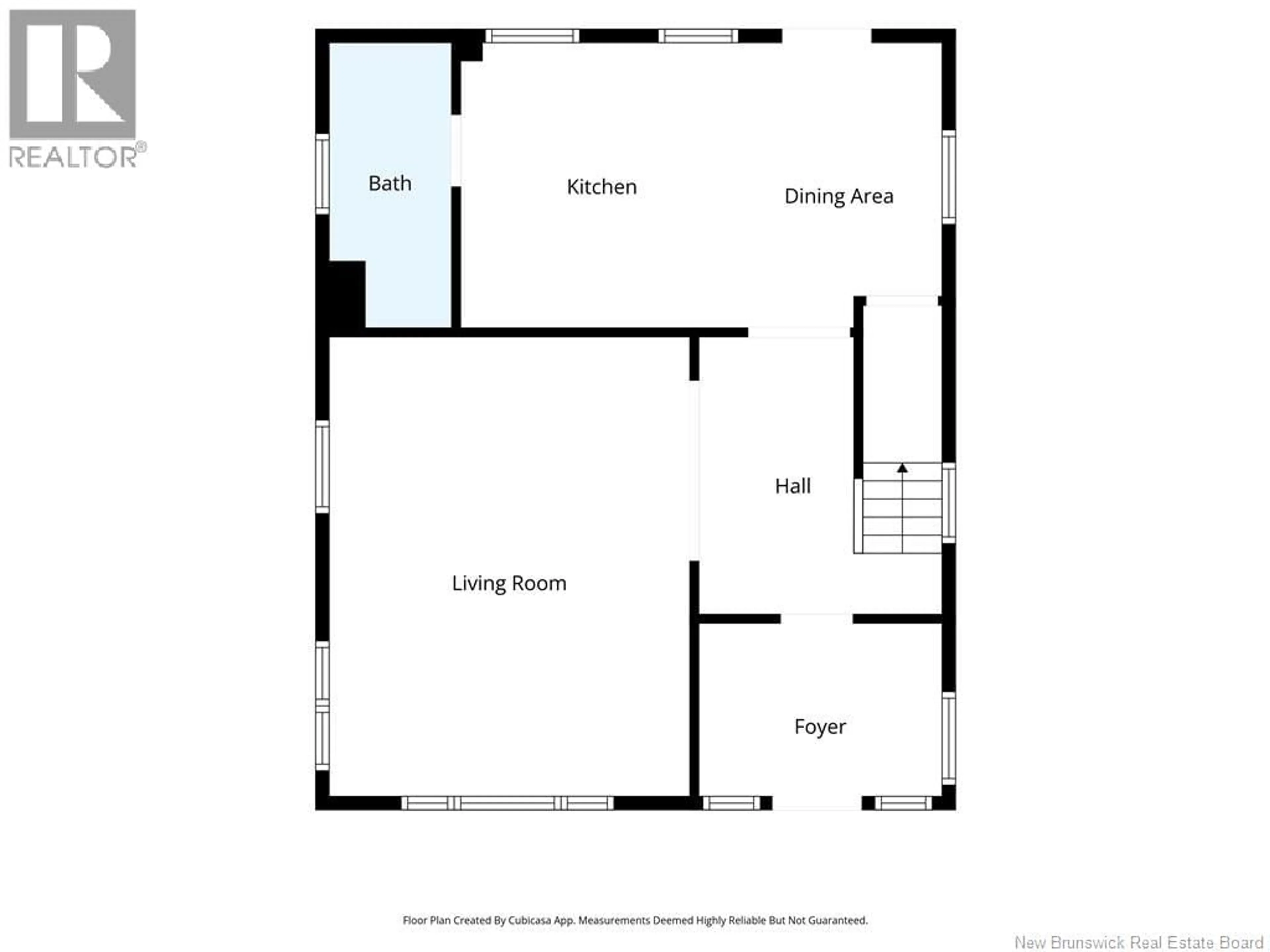 Floor plan for 1850 ROUGH WATERS, Bathurst New Brunswick E2A1X8