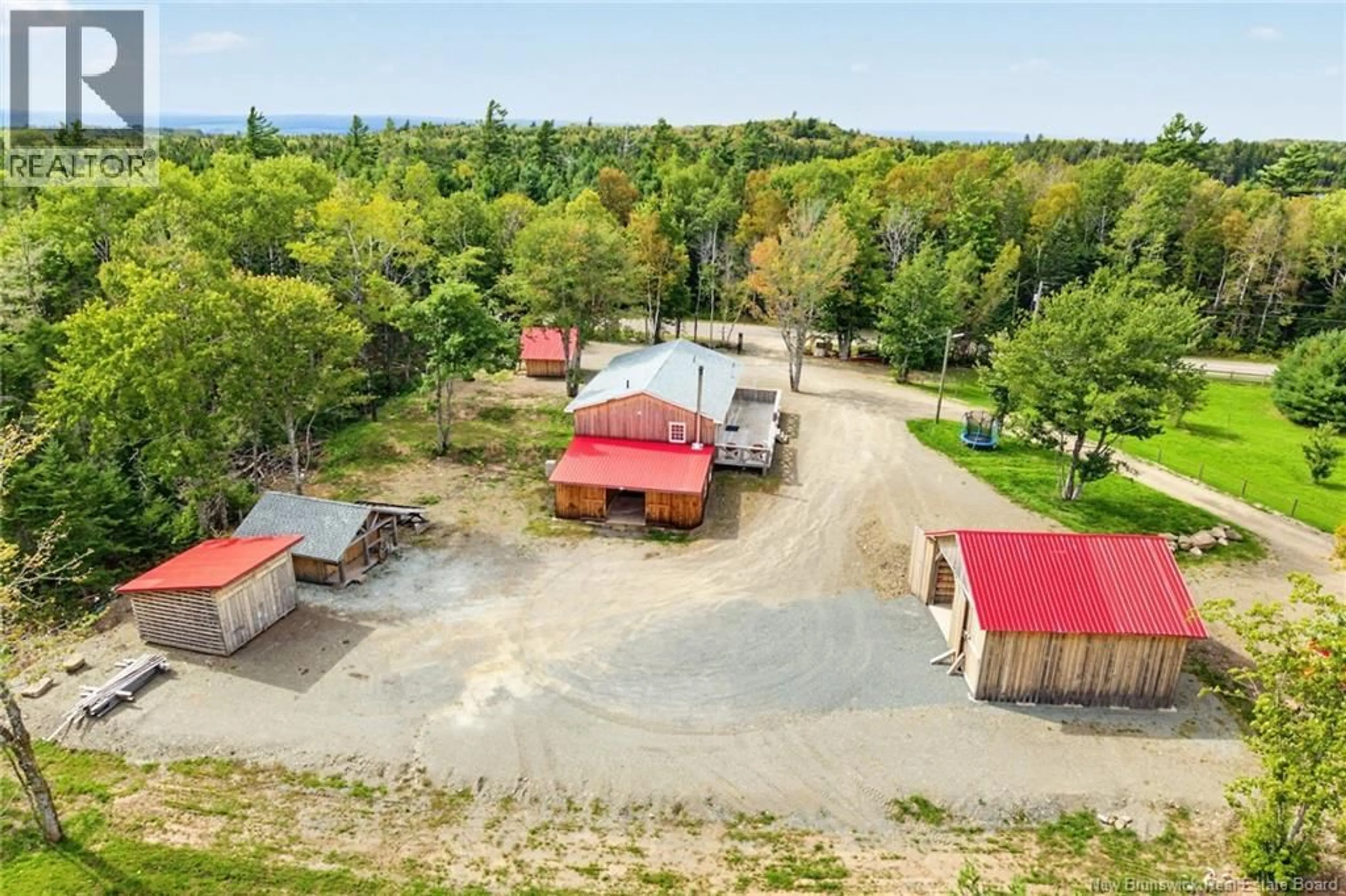 A pic from outside/outdoor area/front of a property/back of a property/a pic from drone, unknown for 516 CARPENTER BALD HILL ROAD, Shannon New Brunswick E5T3W6