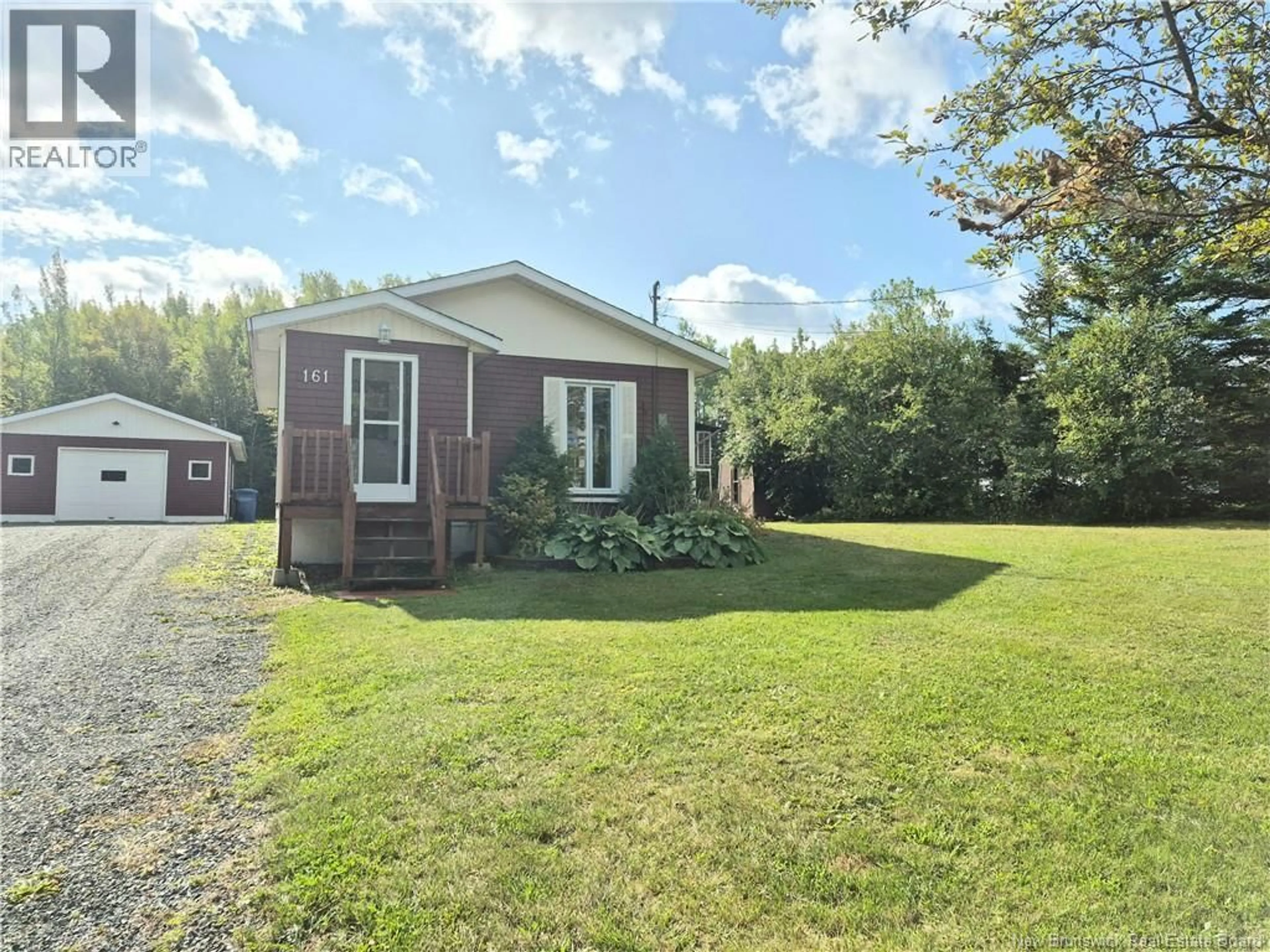 A pic from outside/outdoor area/front of a property/back of a property/a pic from drone, street for 161 RUE DU RUISSEAU, Pointe-Verte New Brunswick E8J2Y7
