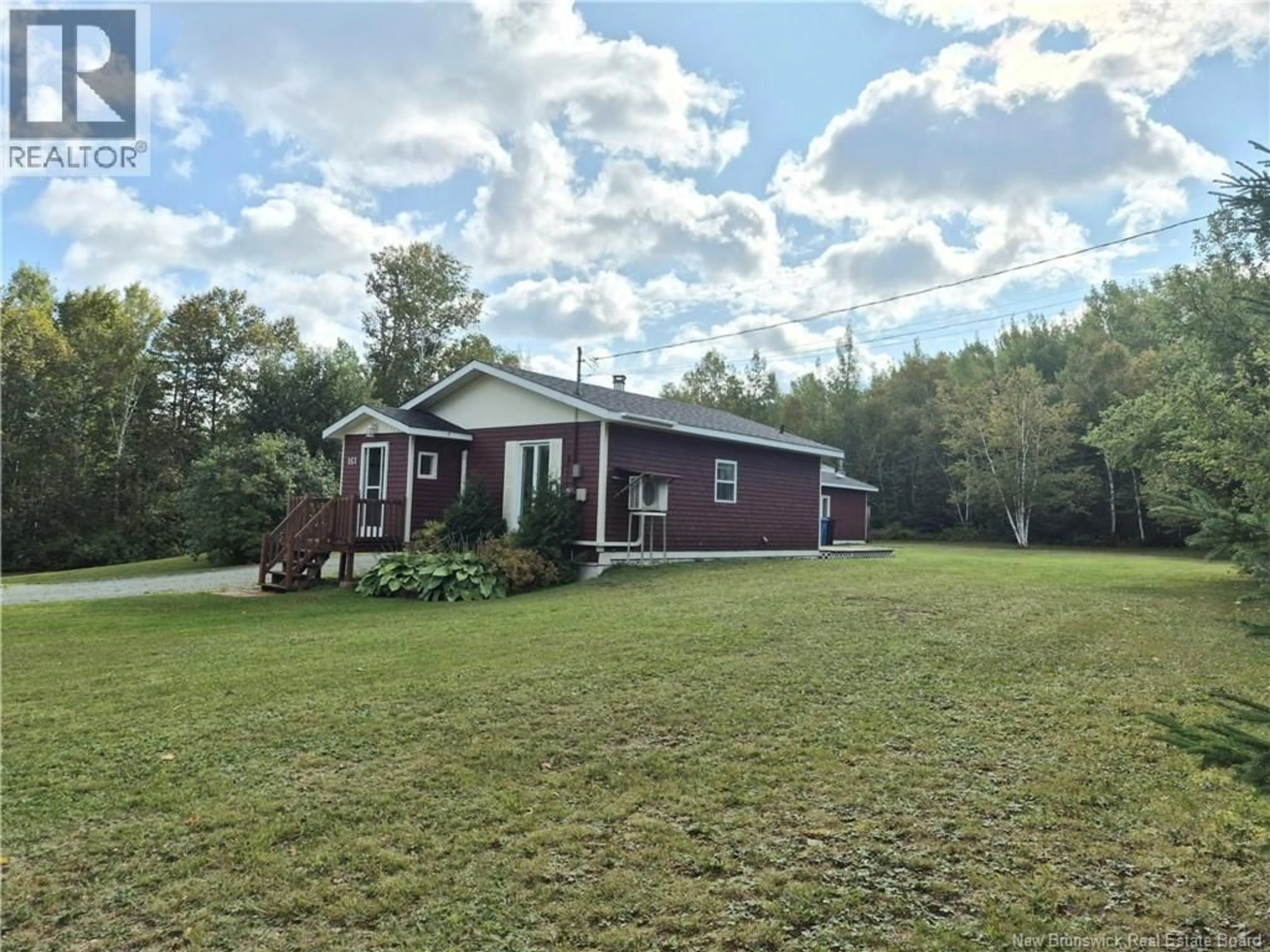 A pic from outside/outdoor area/front of a property/back of a property/a pic from drone, unknown for 161 RUE DU RUISSEAU, Pointe-Verte New Brunswick E8J2Y7