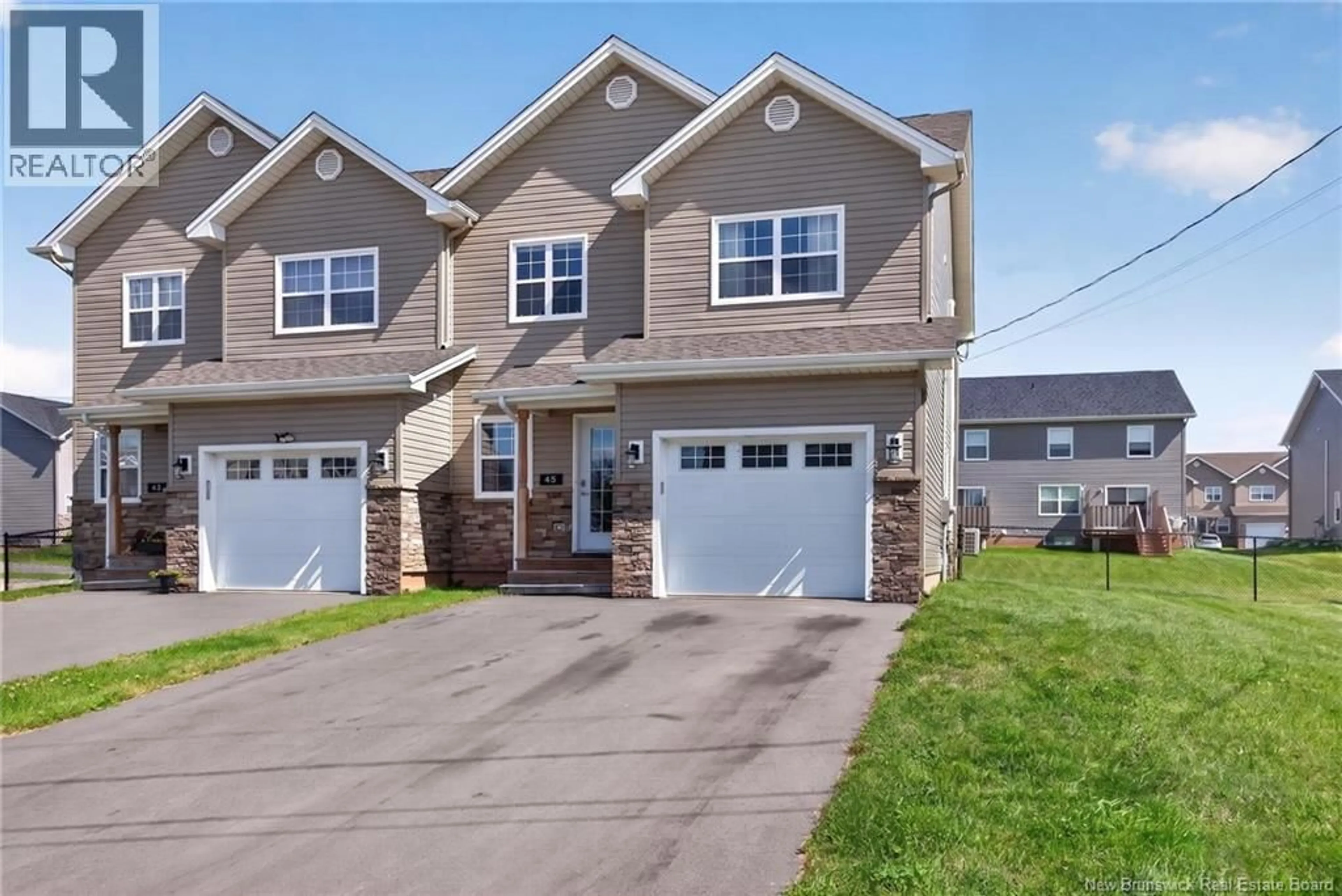 Home with vinyl exterior material, street for 45 BASTARACHE STREET, Dieppe New Brunswick E1A6Y6