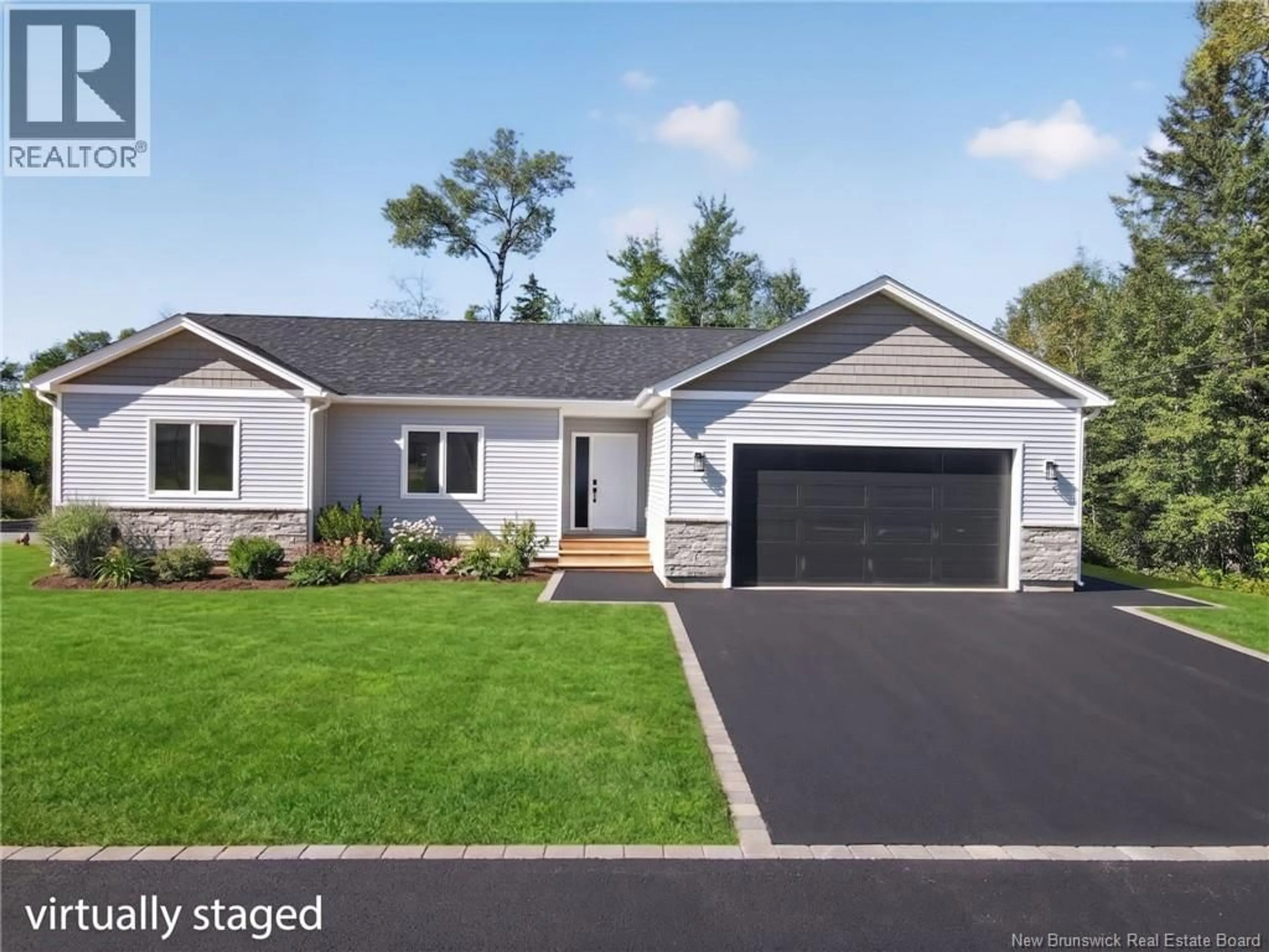 Home with vinyl exterior material, street for 4 STEWARETON CRESCENT, Moncton New Brunswick E1G5R9