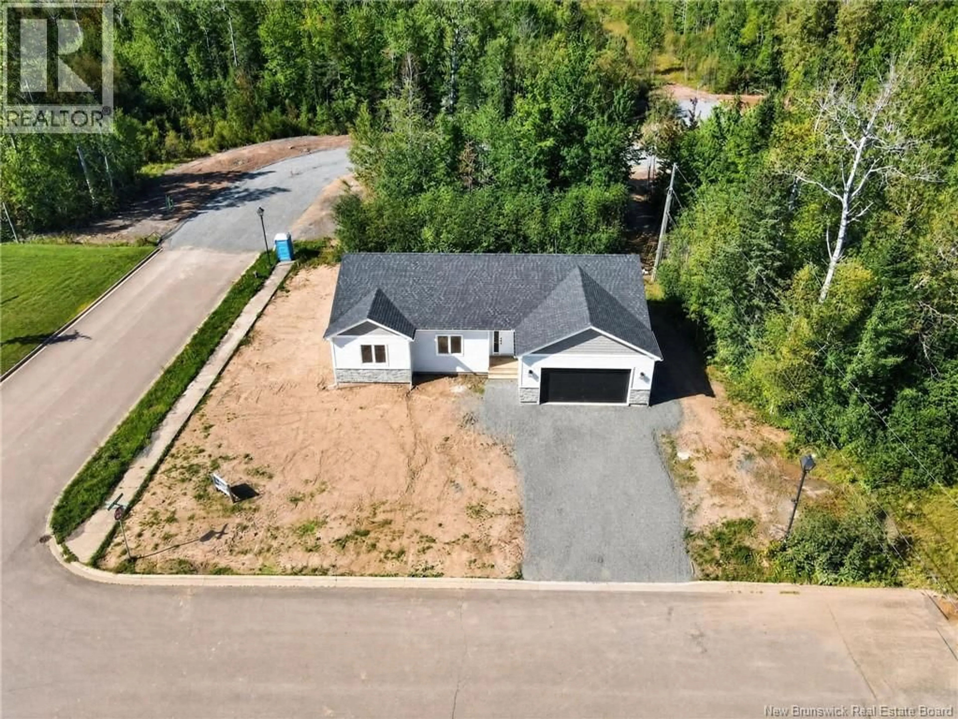 A pic from outside/outdoor area/front of a property/back of a property/a pic from drone, street for 4 STEWARETON CRESCENT, Moncton New Brunswick E1G5R9