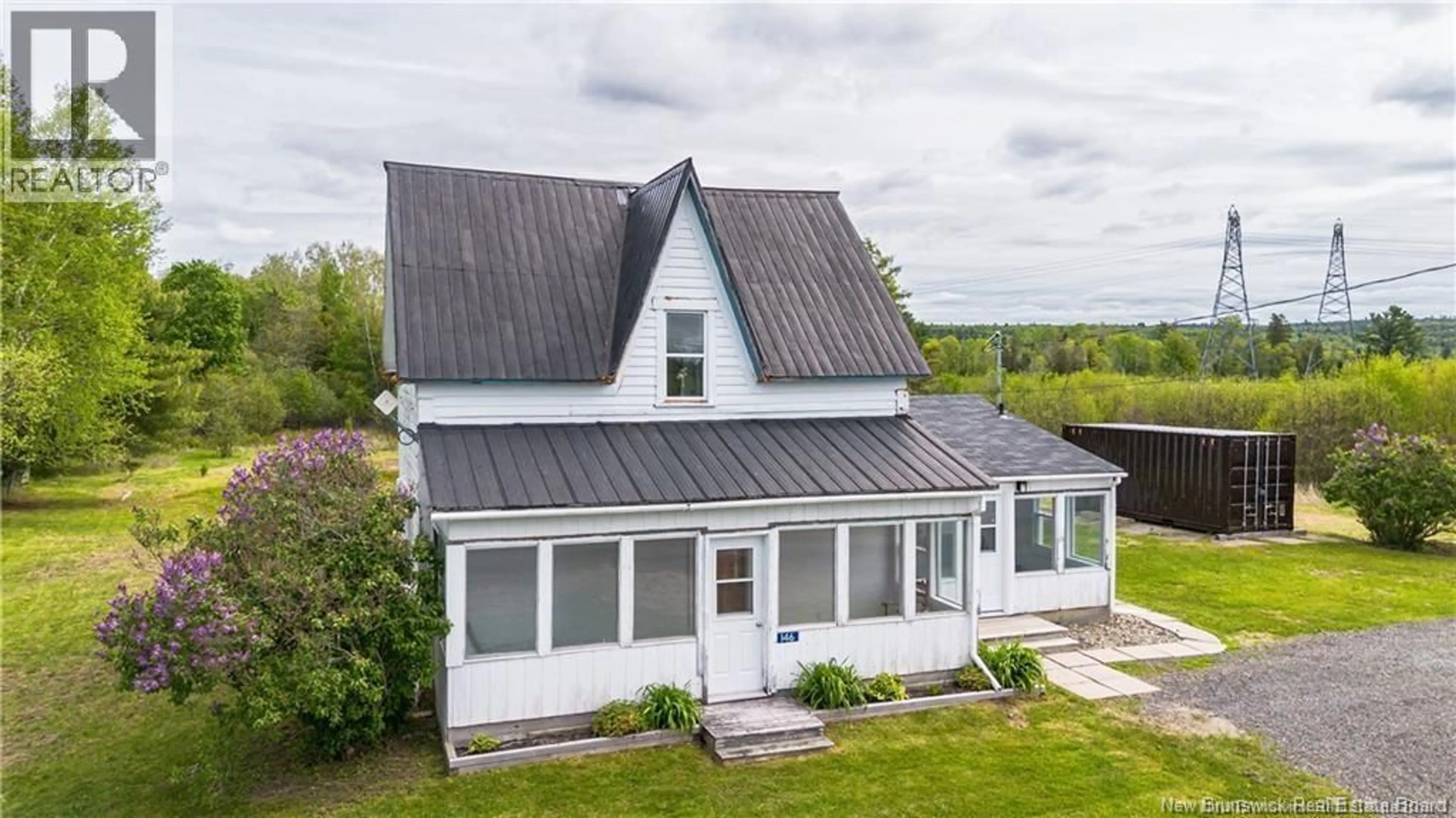 A pic from outside/outdoor area/front of a property/back of a property/a pic from drone, building for 146 TRIPP SETTLEMENT ROAD, Keswick Ridge New Brunswick E6L1W1