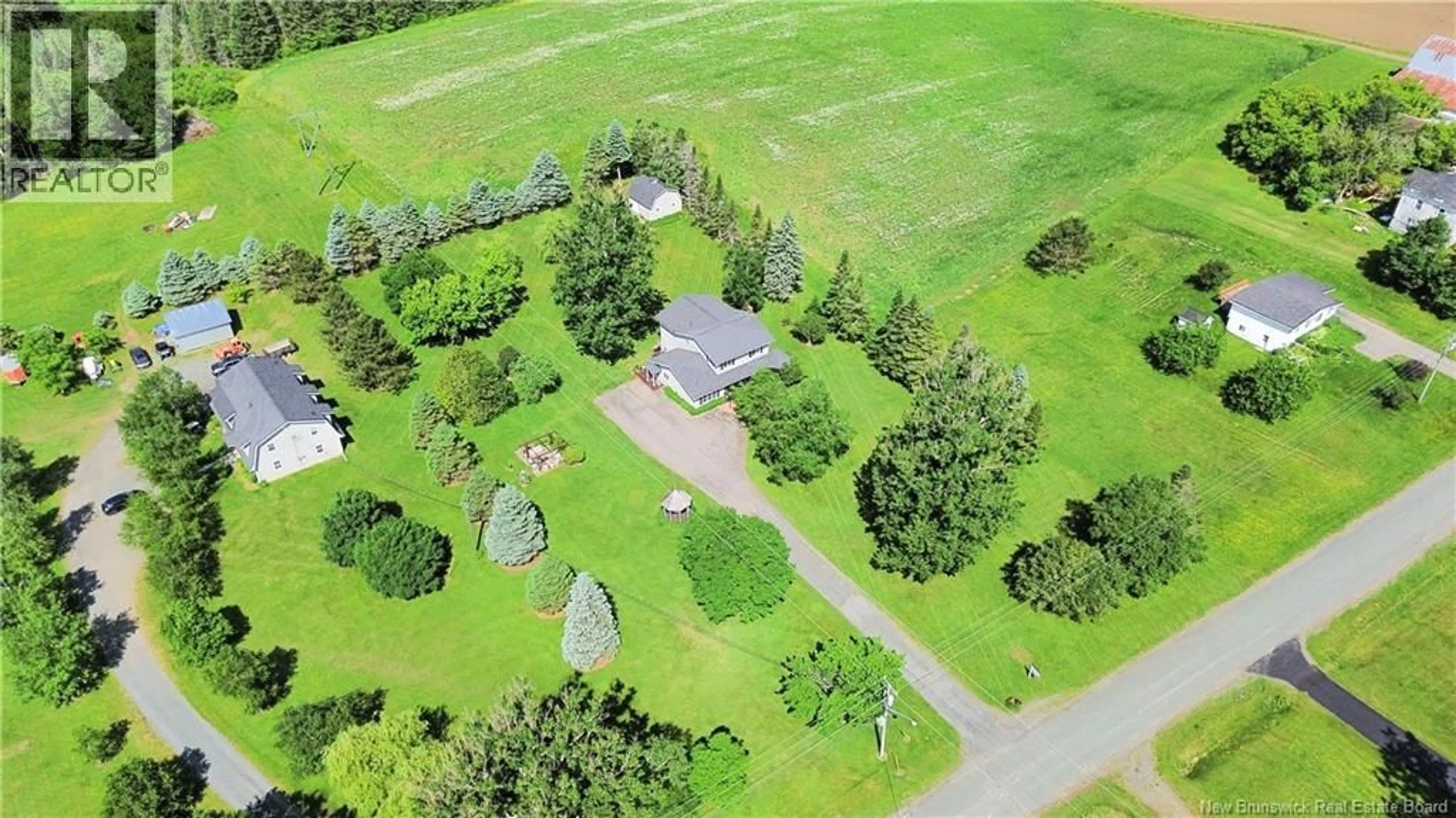A pic from outside/outdoor area/front of a property/back of a property/a pic from drone, unknown for 142 REELEDER COURT, Greenfield New Brunswick E7L3C2