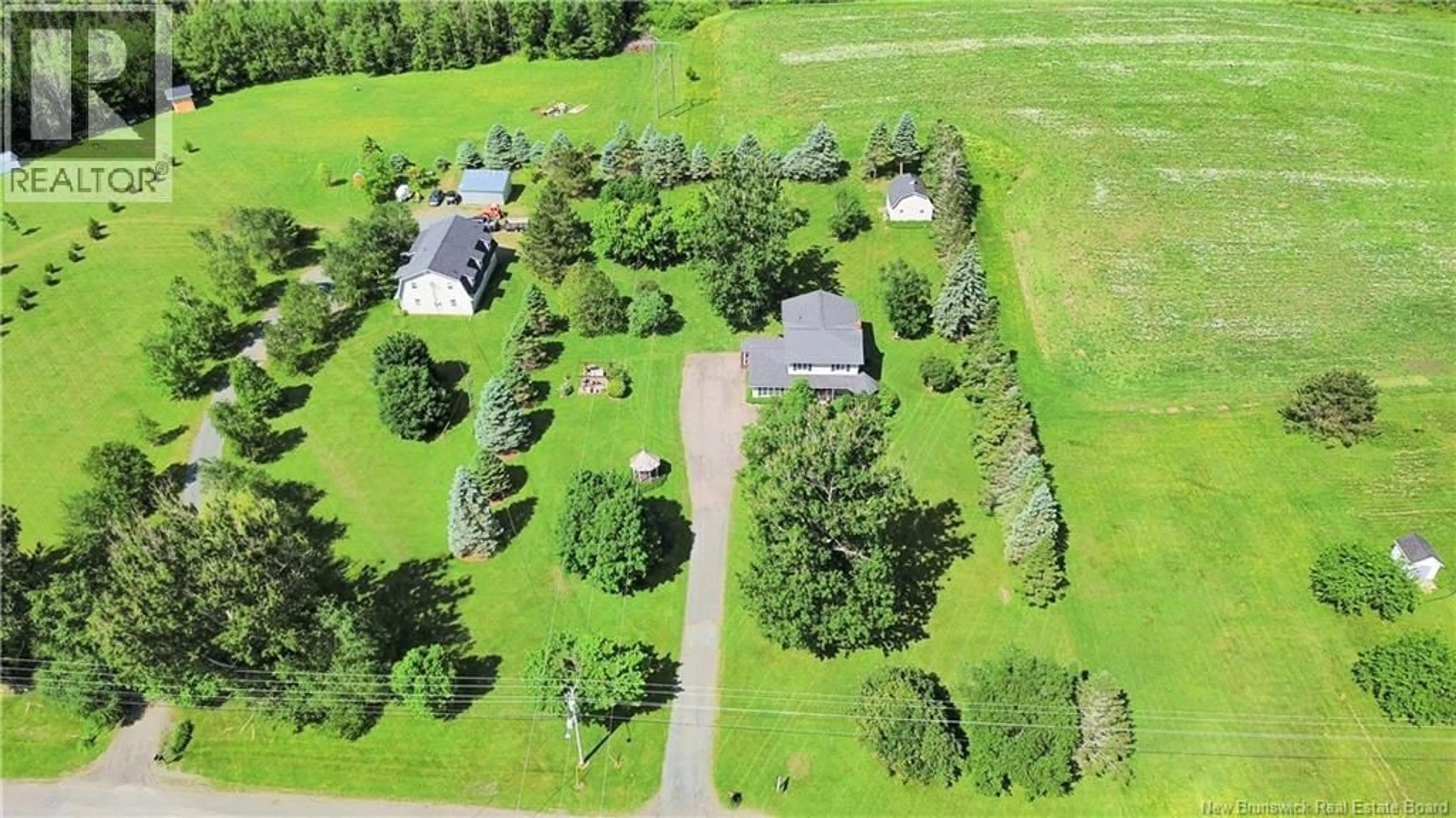 A pic from outside/outdoor area/front of a property/back of a property/a pic from drone, unknown for 142 REELEDER COURT, Greenfield New Brunswick E7L3C2