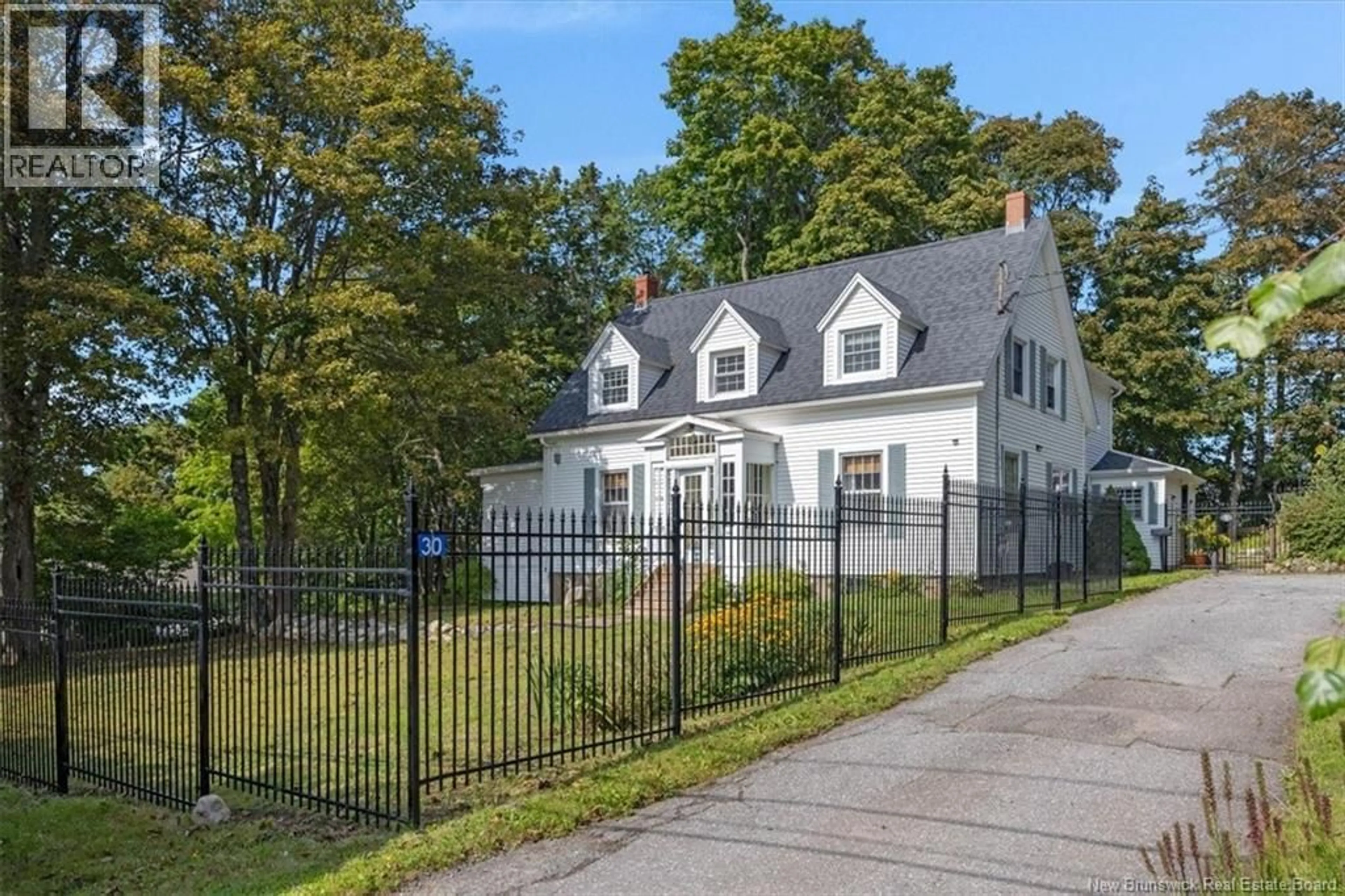 Home with vinyl exterior material, street for 30 KINGSHURST LANE, Rothesay New Brunswick E2H1T4