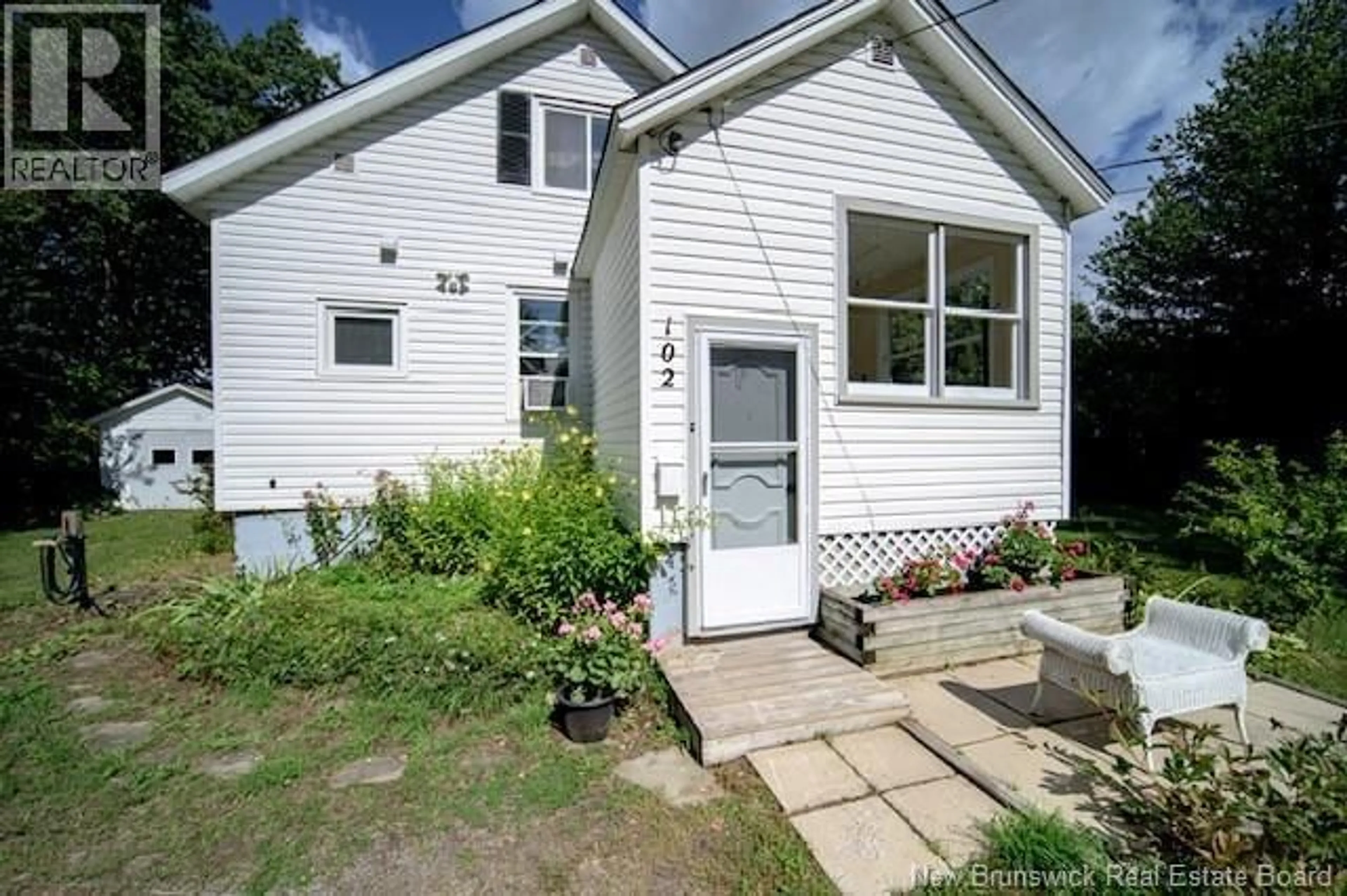 A pic from outside/outdoor area/front of a property/back of a property/a pic from drone, street for 102 CLAREMONT DRIVE, Fredericton New Brunswick E3A1E8