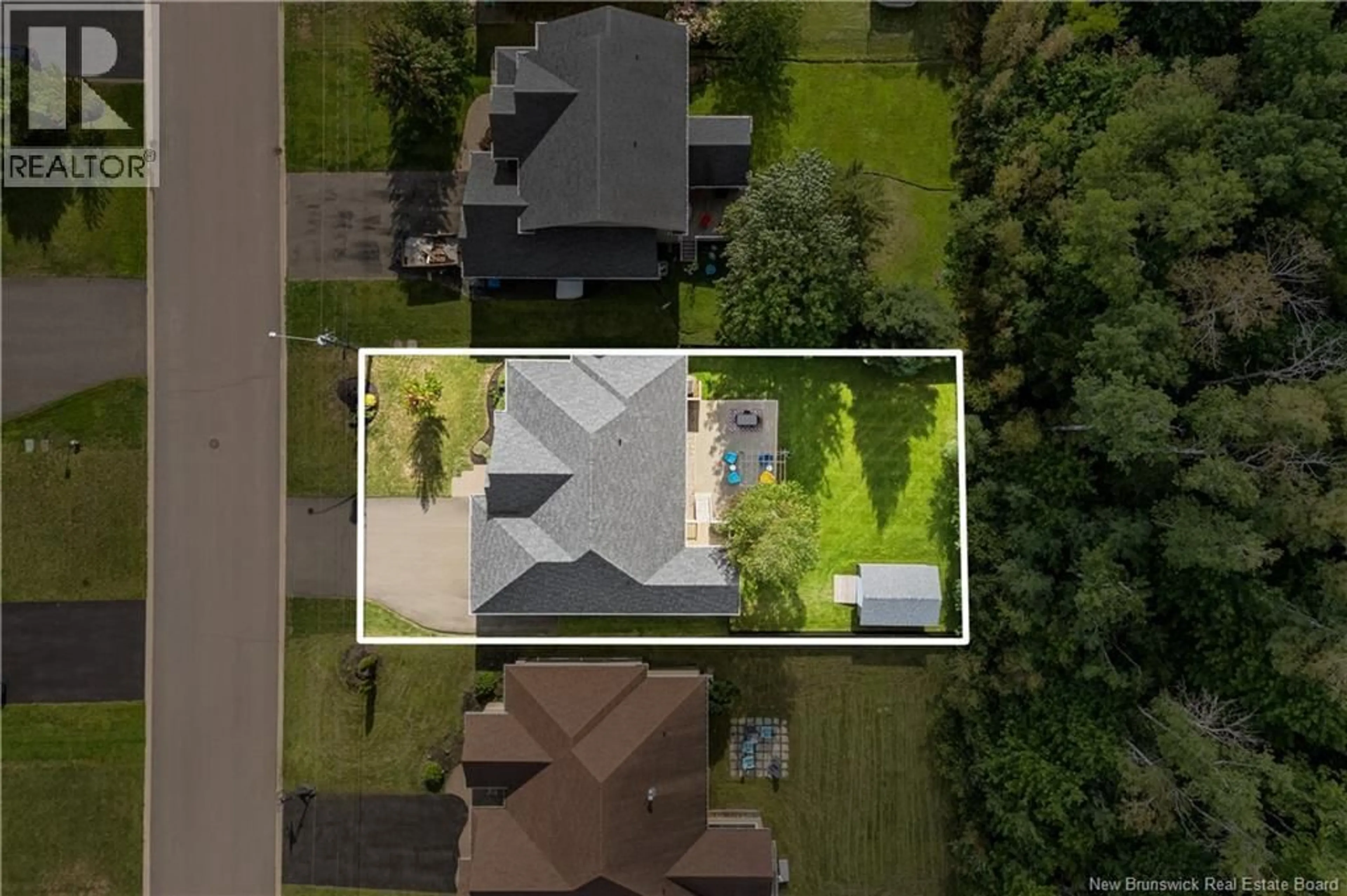 A pic from outside/outdoor area/front of a property/back of a property/a pic from drone, street for 34 VALMONT CRESCENT, Dieppe New Brunswick E1A1A2