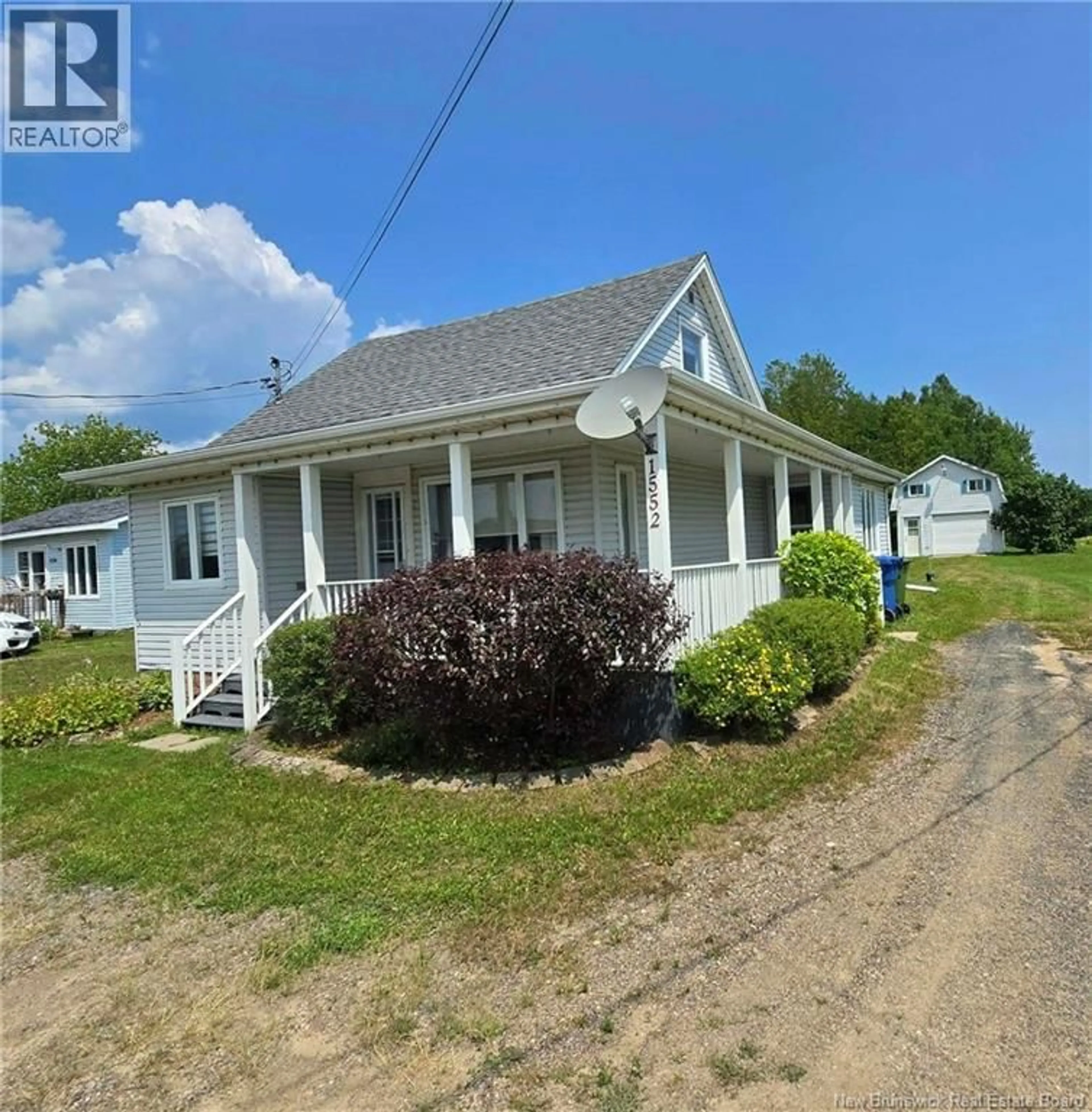 A pic from outside/outdoor area/front of a property/back of a property/a pic from drone, unknown for 1552 ROUTE 135, Bois-Blanc New Brunswick E8R2B2
