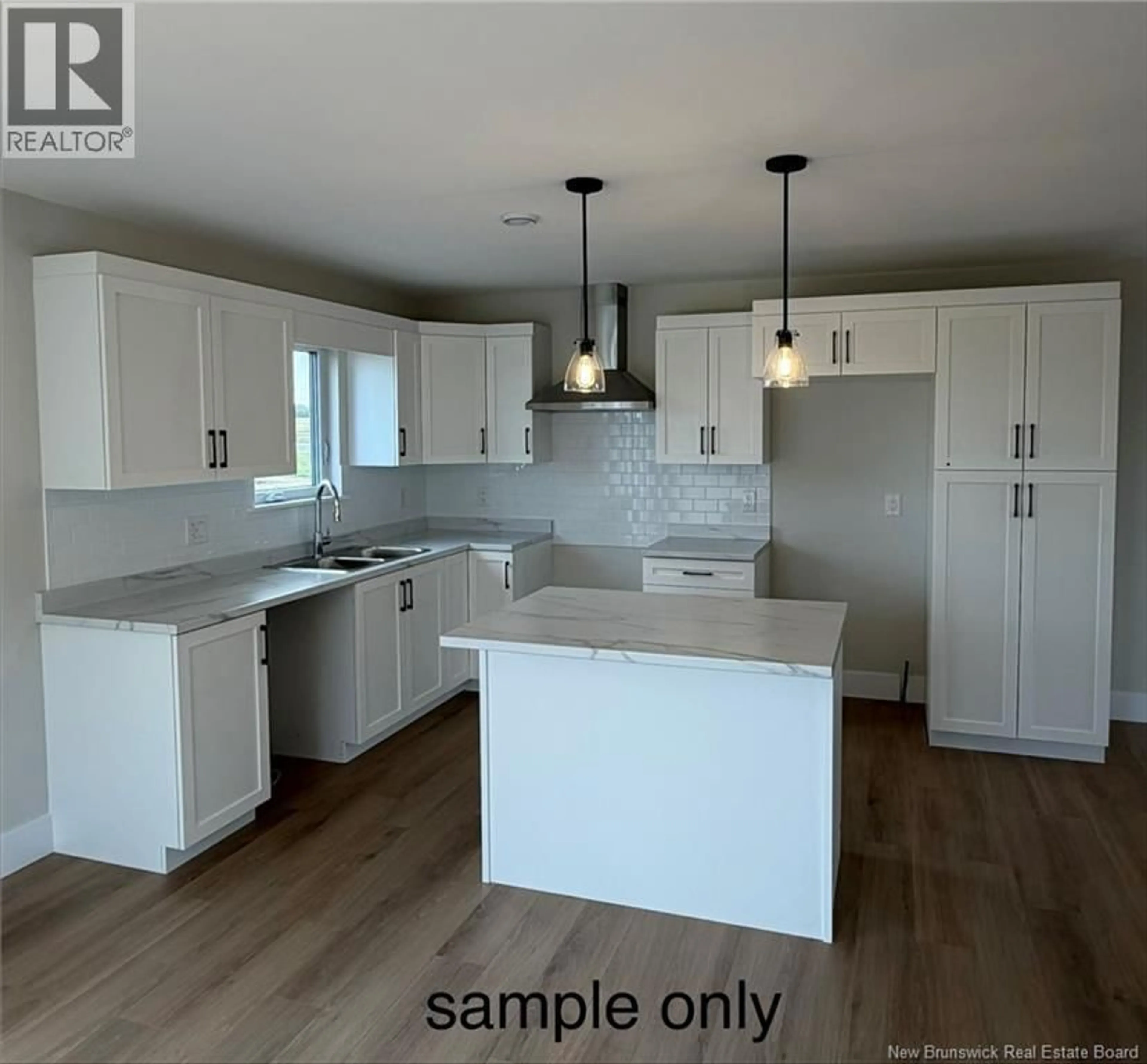 Open concept kitchen, wood/laminate floor for 310 MACCOUN STREET, Moncton New Brunswick E1K0A1