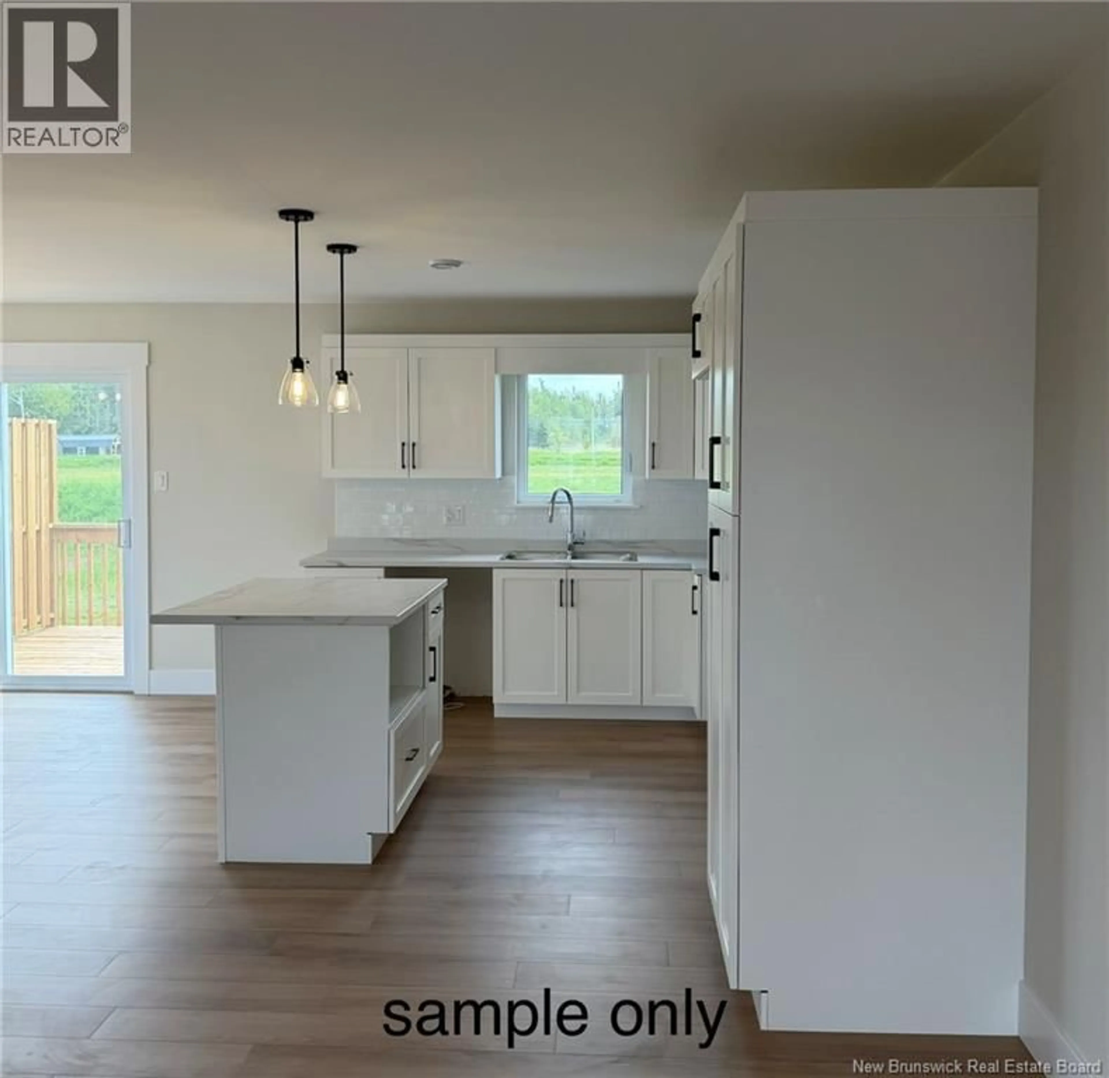 Open concept kitchen, wood/laminate floor for 310 MACCOUN STREET, Moncton New Brunswick E1K0A1