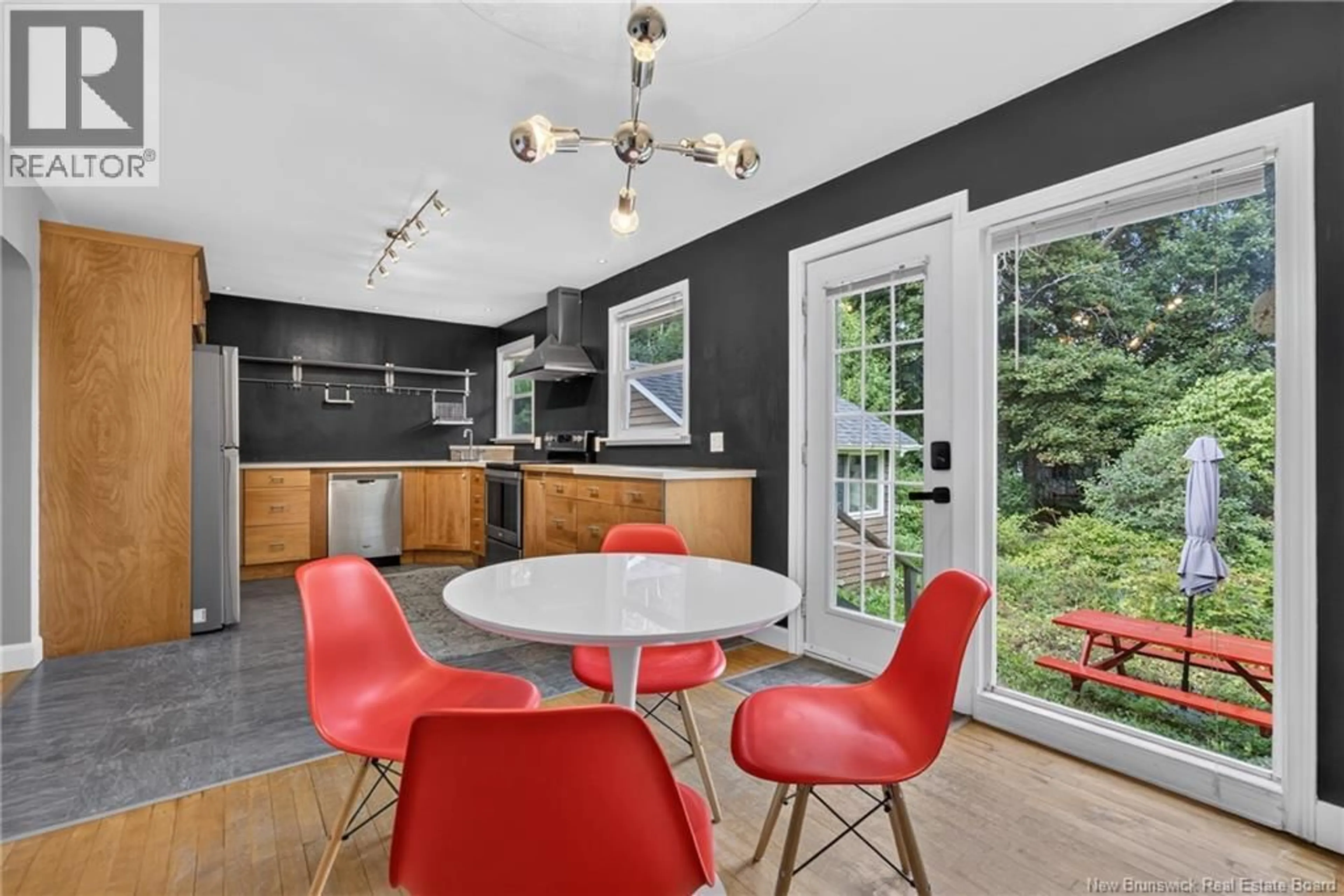 Open concept kitchen, ceramic/tile floor for 719 MITCHELL STREET, Fredericton New Brunswick E3B3S7