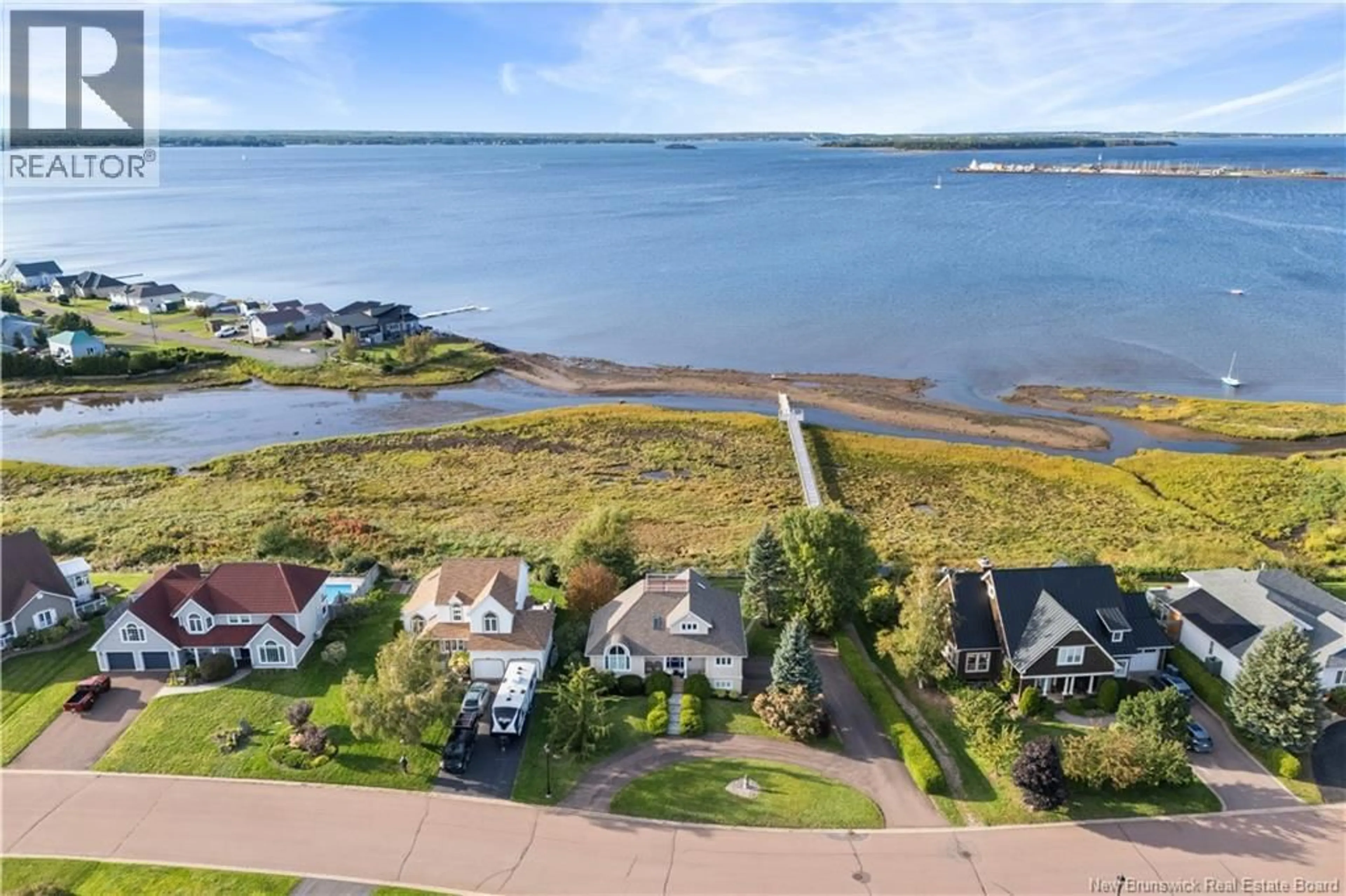 A pic from outside/outdoor area/front of a property/back of a property/a pic from drone, water/lake/river/ocean view for 522 WAYNE STREET, Shediac New Brunswick E4P2W9