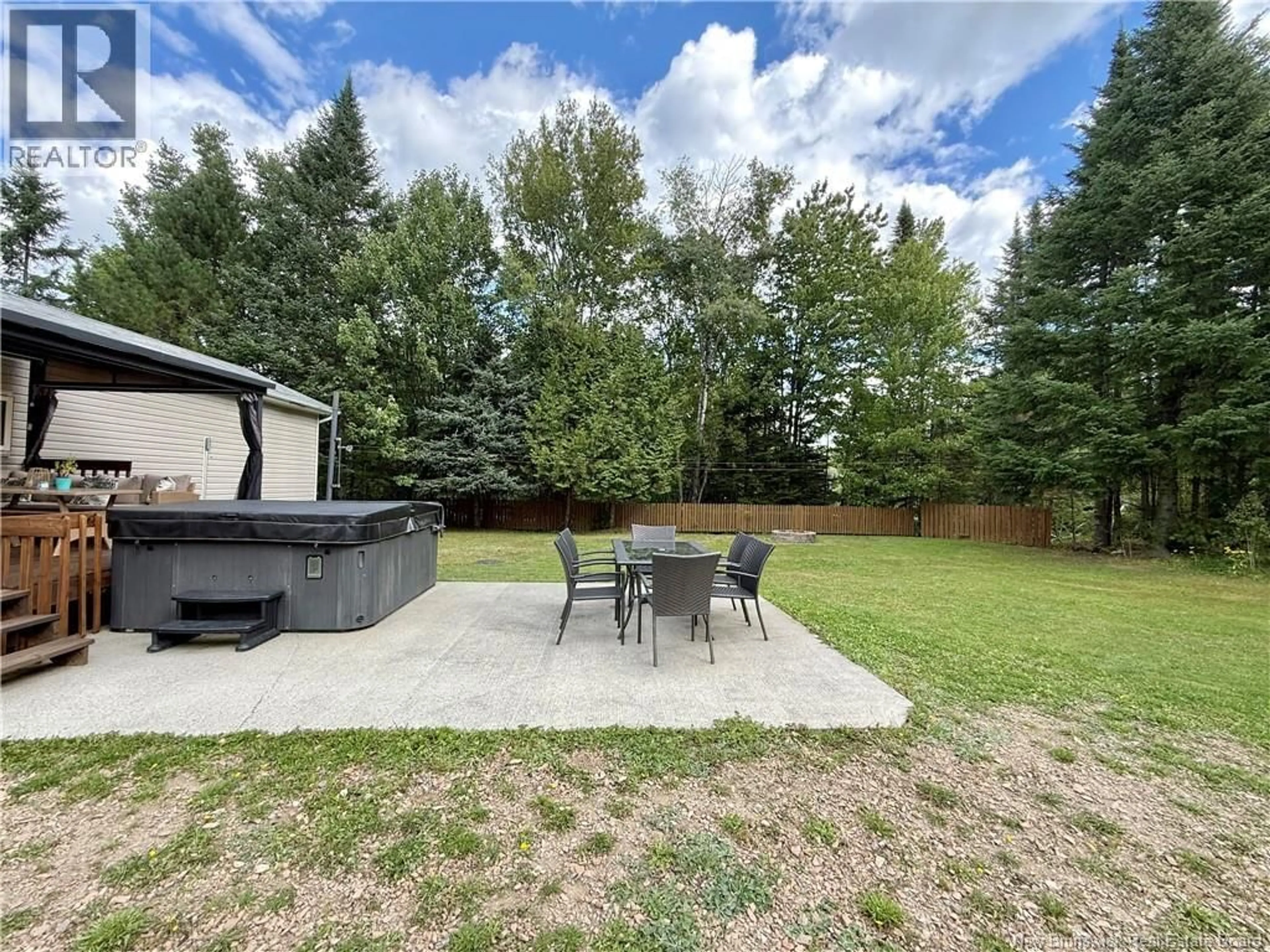 Patio, forest/trees view for 401 CHEMIN SMITH, Saint-Basile New Brunswick E7C2J8