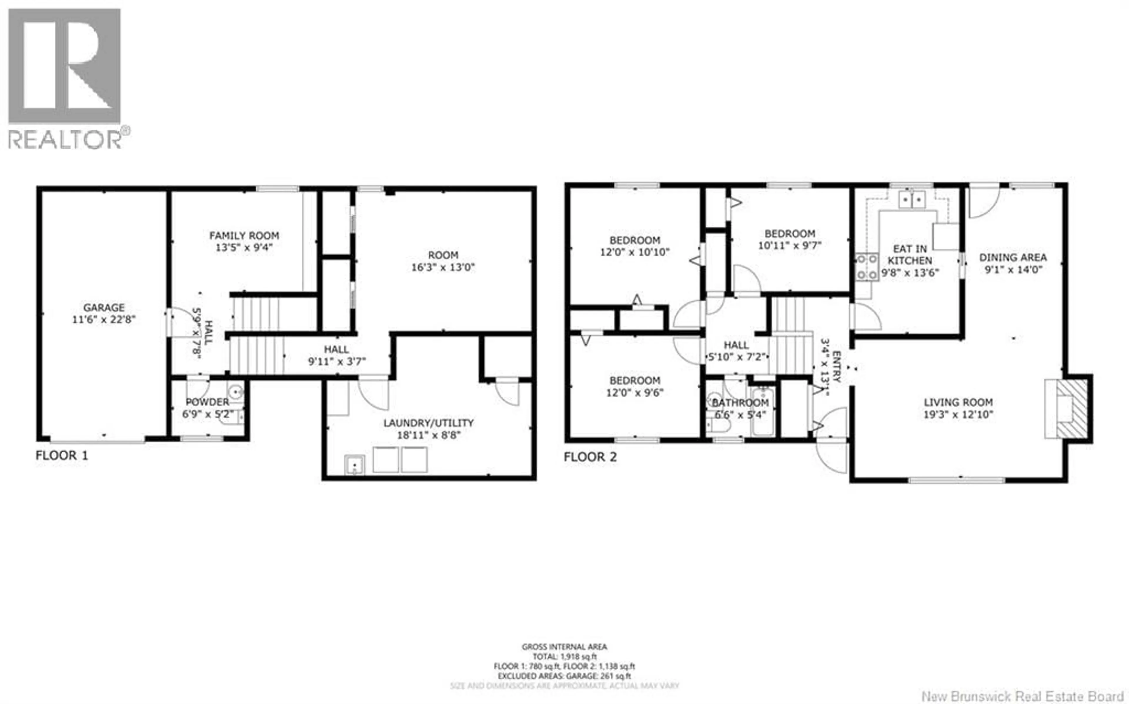 Floor plan for 12 MCNAIR DRIVE, Nackawic New Brunswick E6G1A7
