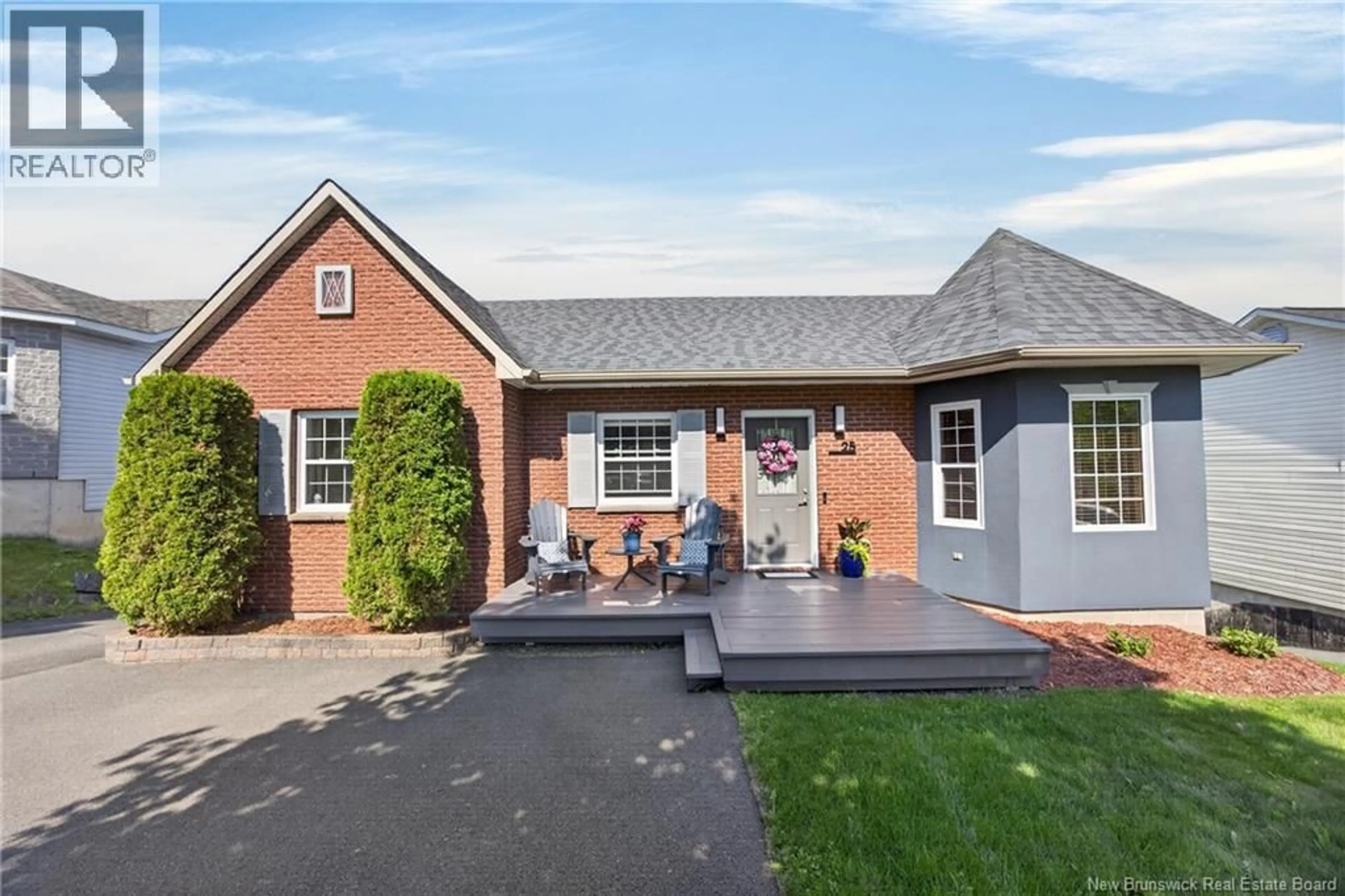 Home with brick exterior material, street for 25 GLEN EYRE COURT, Silverwood New Brunswick E3C2P7