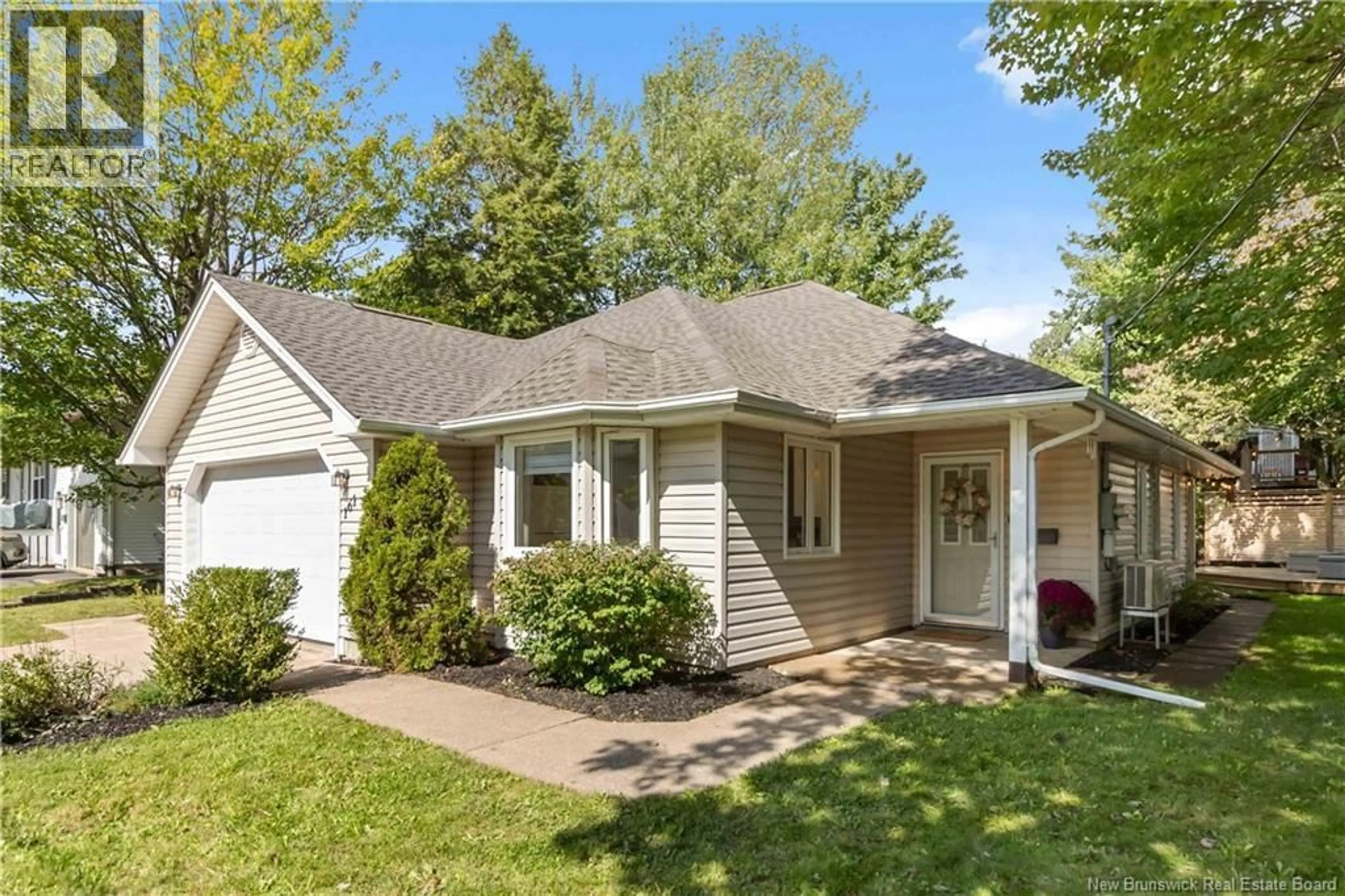 Home with vinyl exterior material, street for 161 MOREWOOD CRESCENT, Moncton New Brunswick E1A6L4