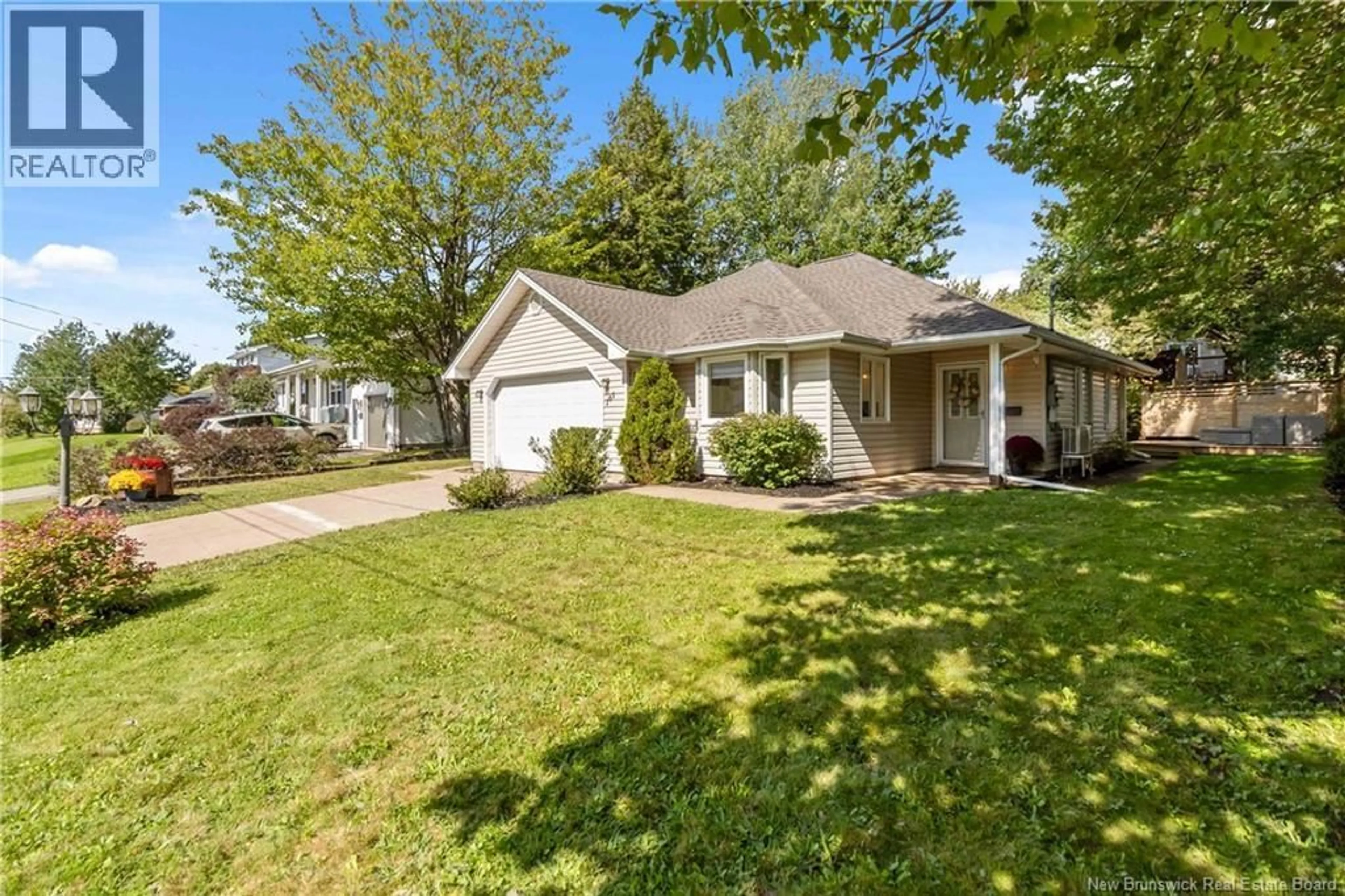 Home with vinyl exterior material, street for 161 MOREWOOD CRESCENT, Moncton New Brunswick E1A6L4