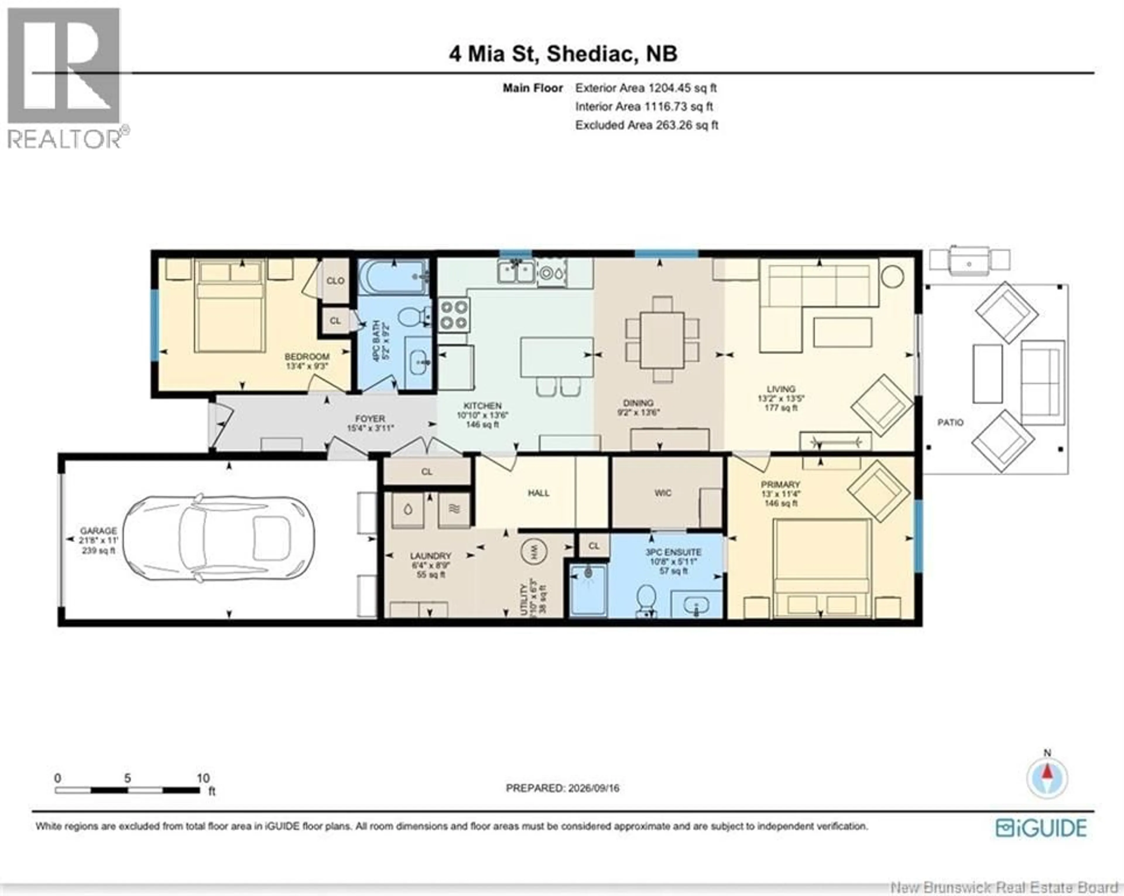 Floor plan for 4 MIA STREET, Shediac New Brunswick E4P0Z8
