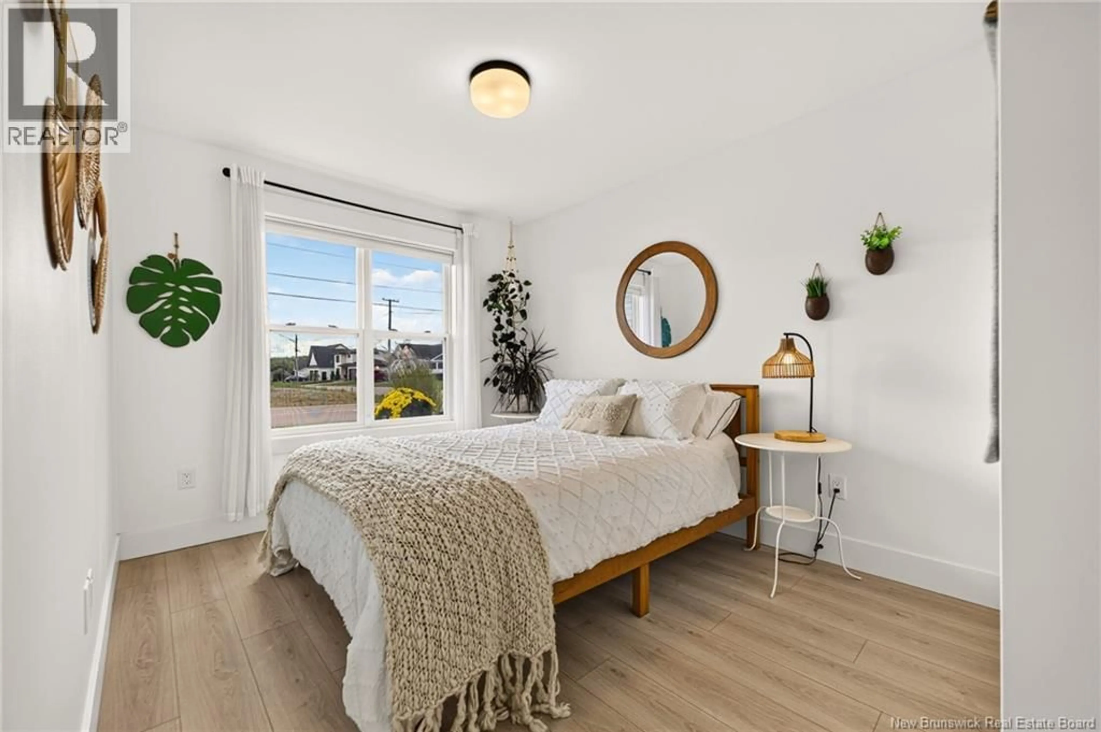 Bedroom with bed, wood/laminate floor for 4 MIA STREET, Shediac New Brunswick E4P0Z8