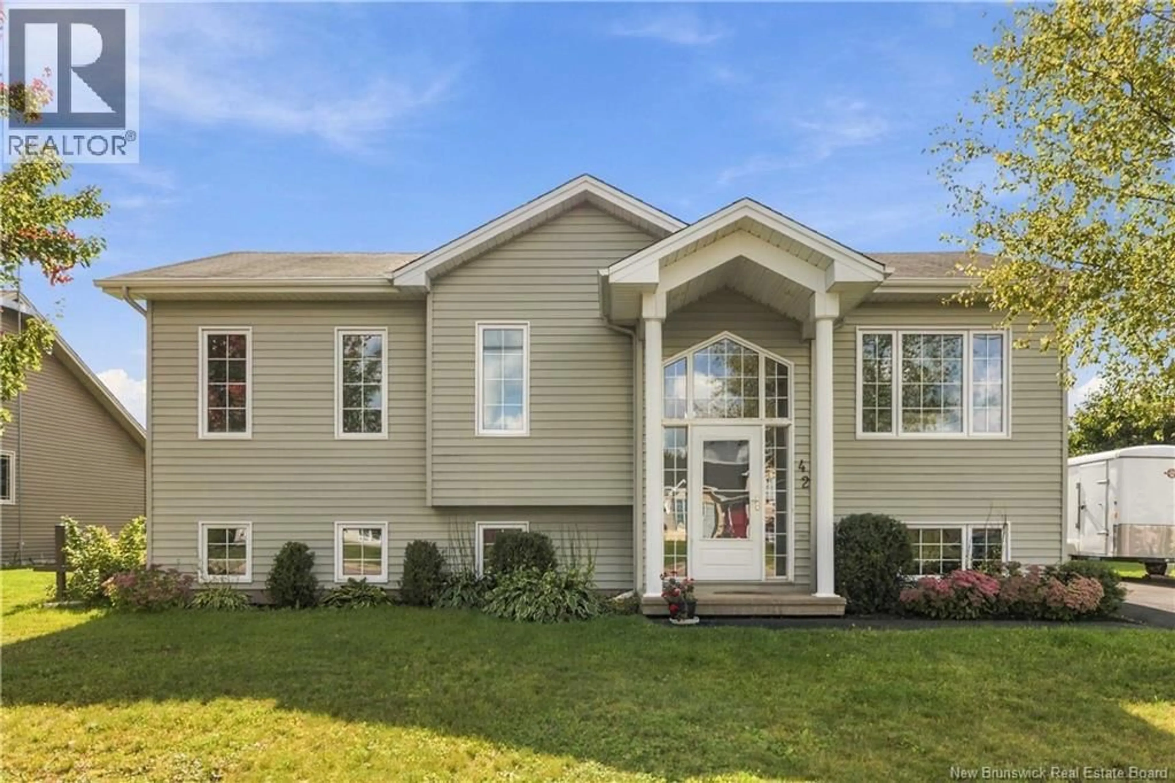Home with vinyl exterior material, street for 42 CRAWFORD STREET, Moncton New Brunswick E1G5N2