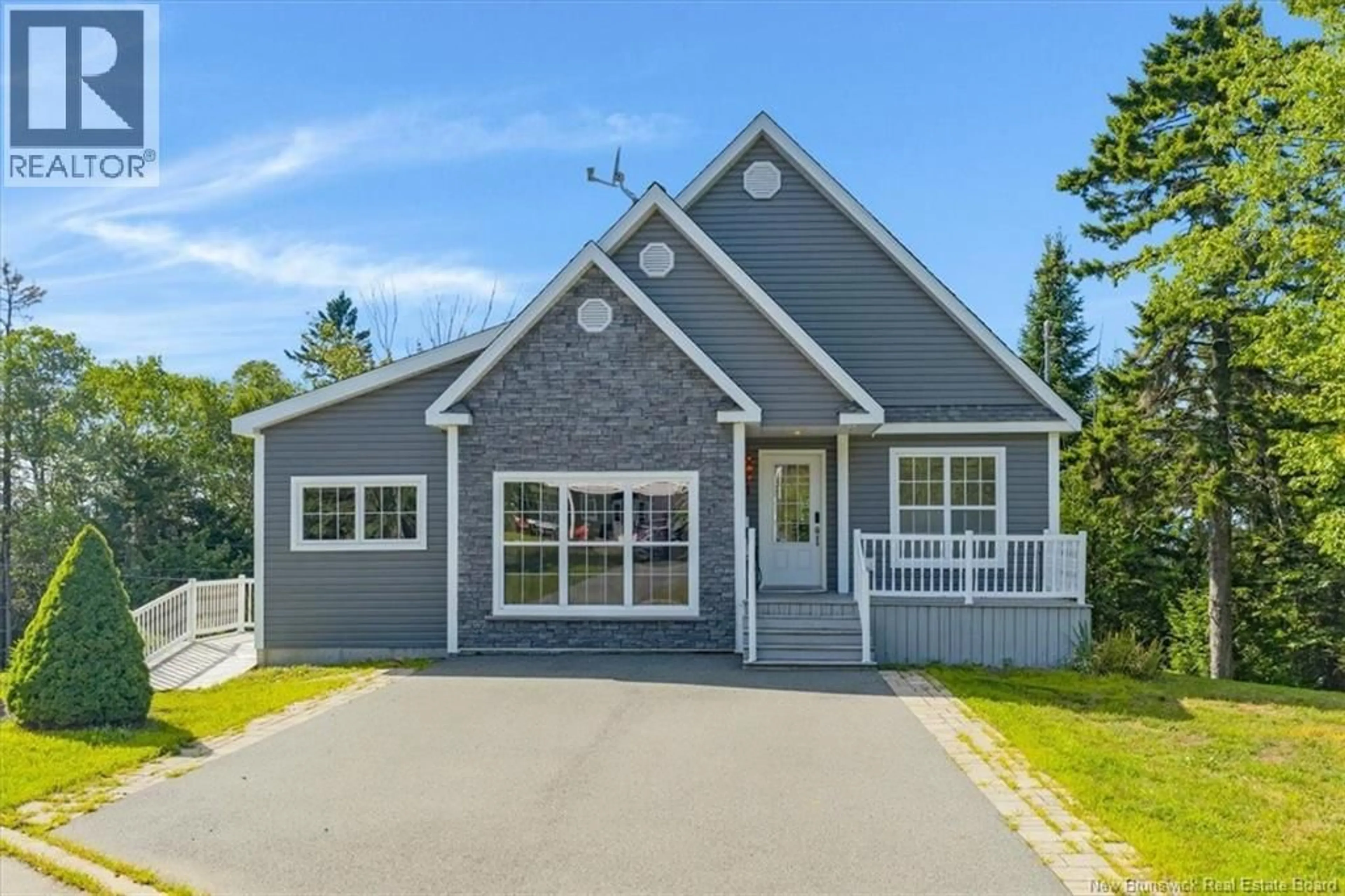 Home with vinyl exterior material, street for 23 MAPLE GROVE TERRACE, Saint John New Brunswick E2K2H9