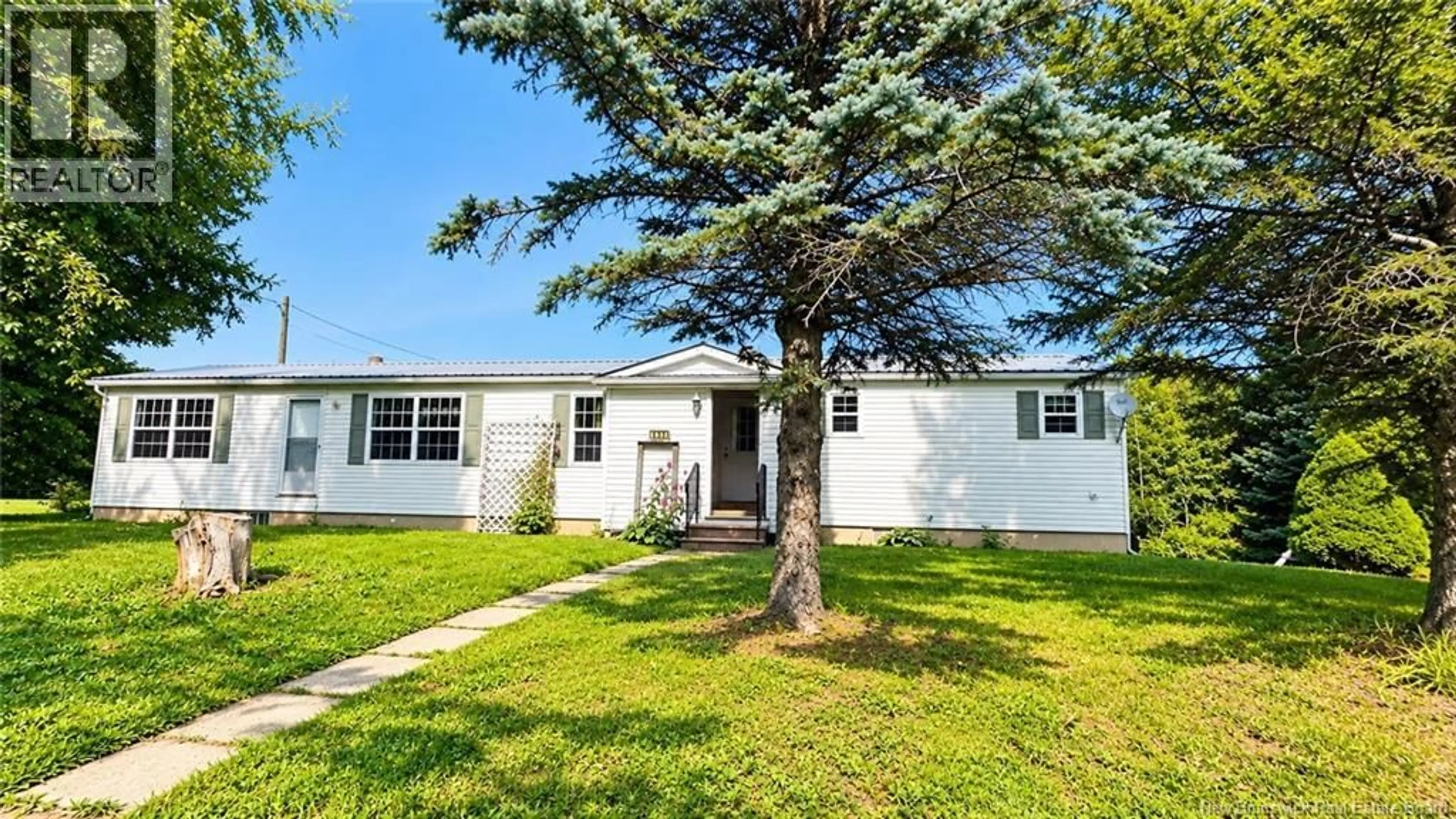 Home with vinyl exterior material, street for 133 SMITH ROAD, Hartley Settlement New Brunswick E7K2X2