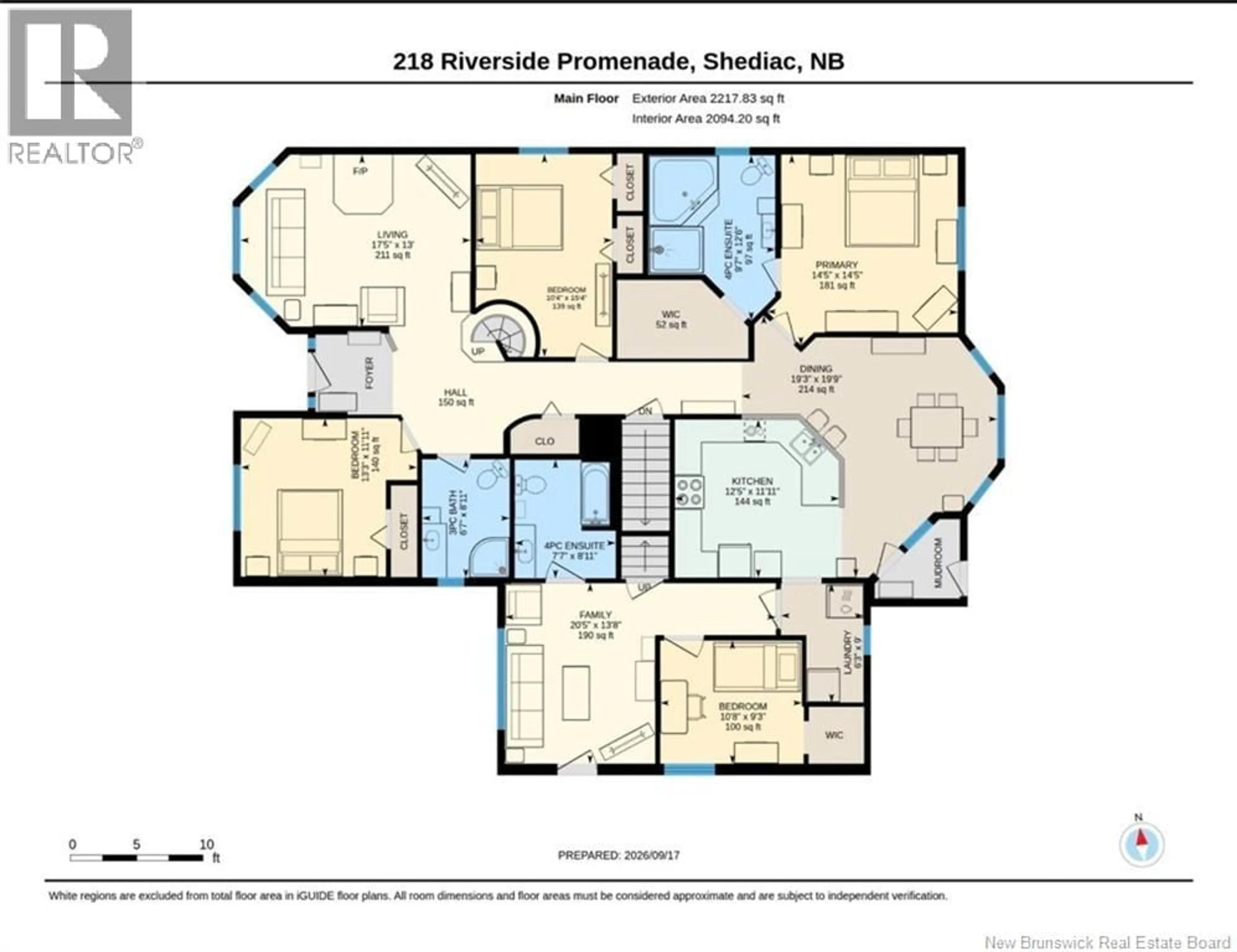 Floor plan for 218 RIVERSIDE DRIVE, Shediac New Brunswick E4P2P6
