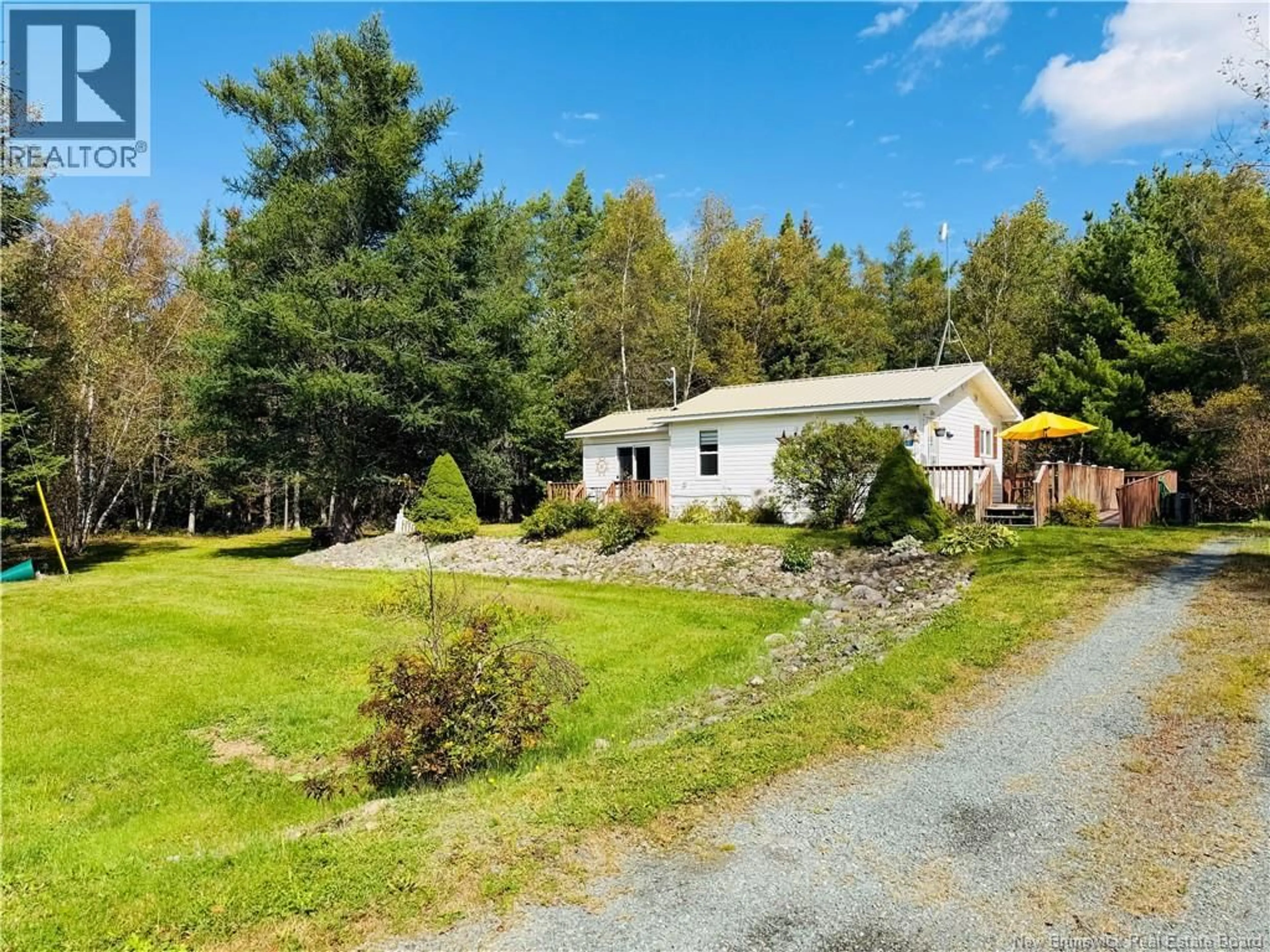 A pic from outside/outdoor area/front of a property/back of a property/a pic from drone, unknown for 21 LITTLE BRANCH ROAD, Black River Bridge New Brunswick E1N5N4