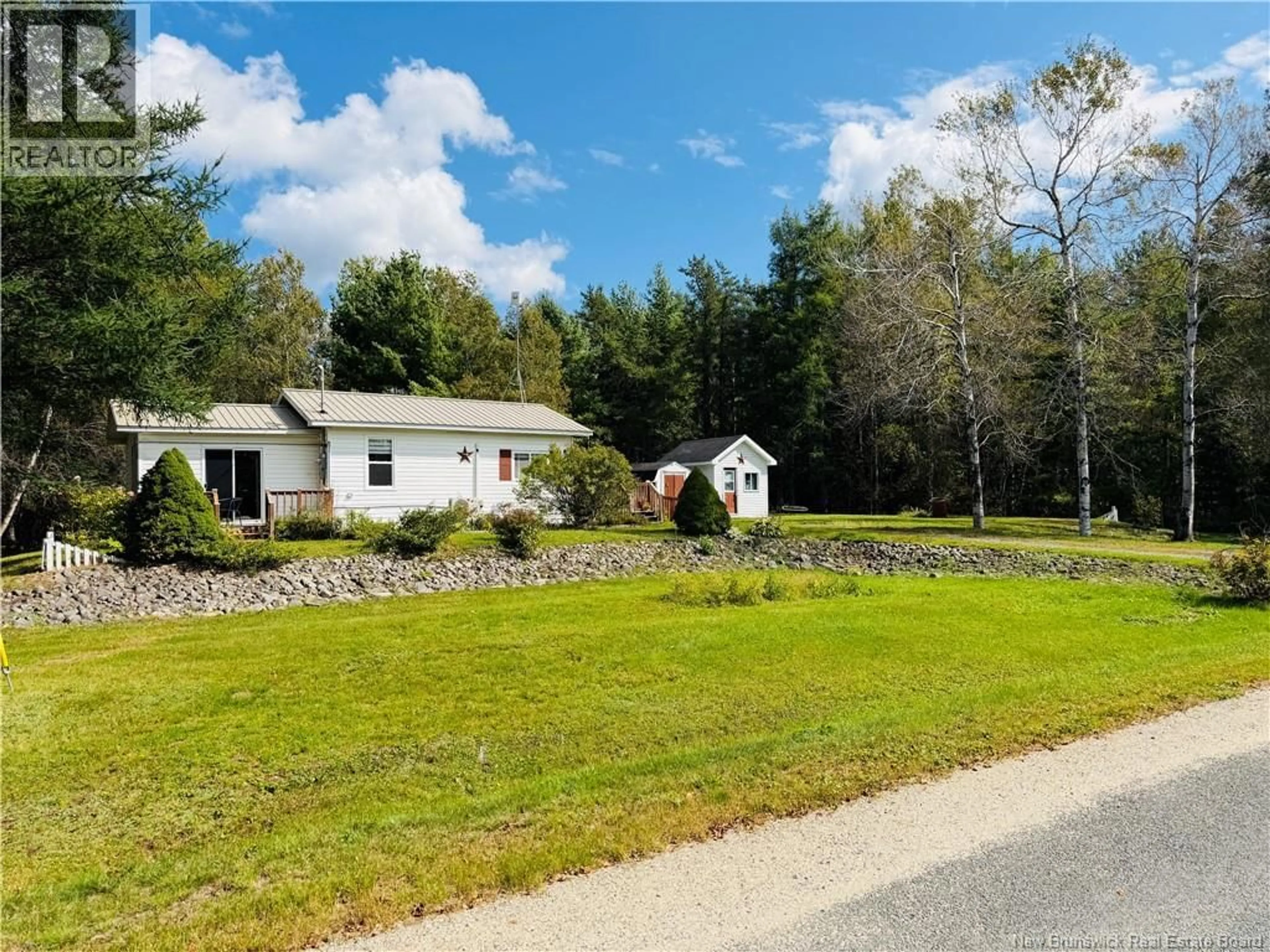 A pic from outside/outdoor area/front of a property/back of a property/a pic from drone, unknown for 21 LITTLE BRANCH ROAD, Black River Bridge New Brunswick E1N5N4