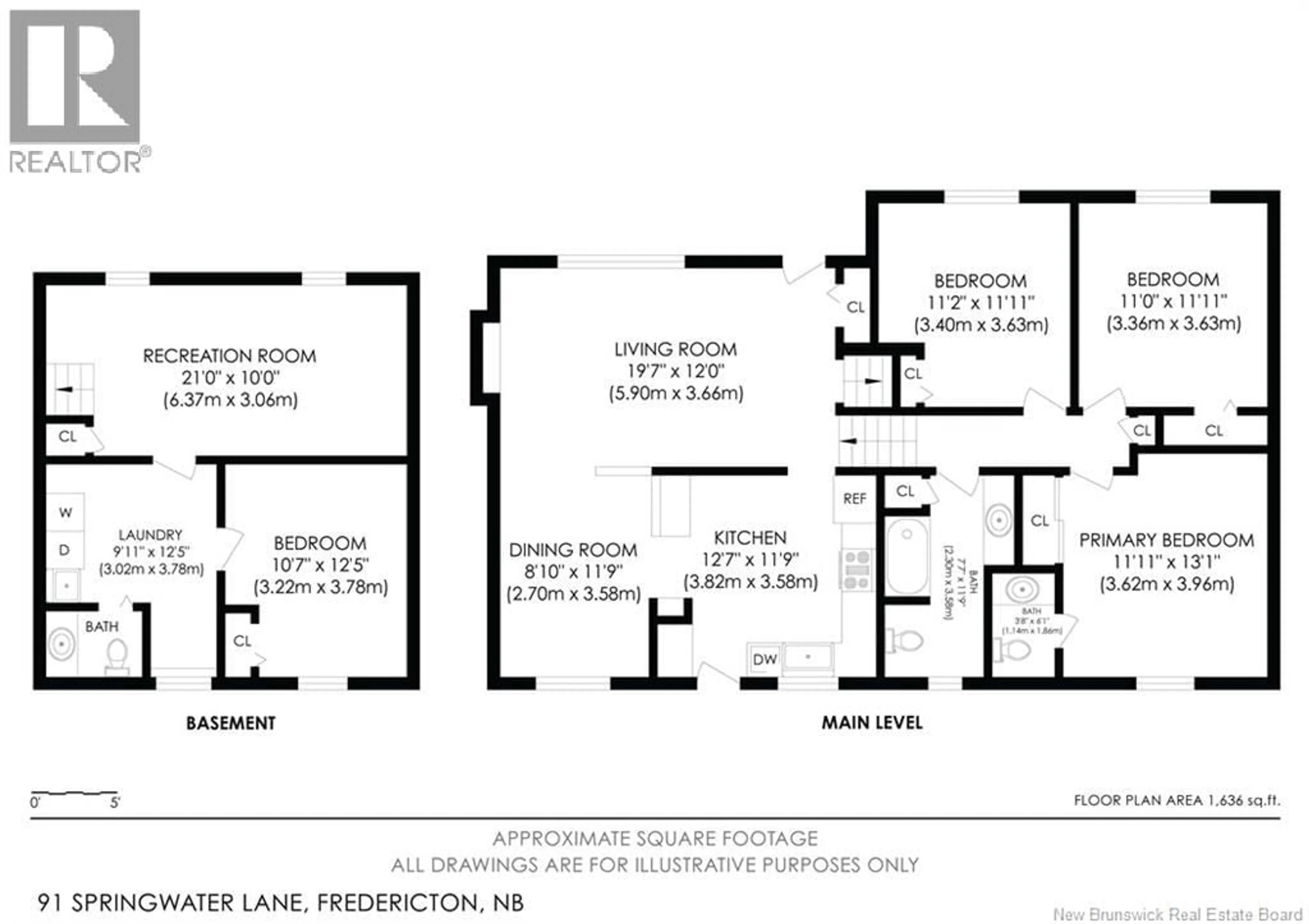 Floor plan for 91 SPRINGWATER LANE, New Maryland New Brunswick E3C1H8