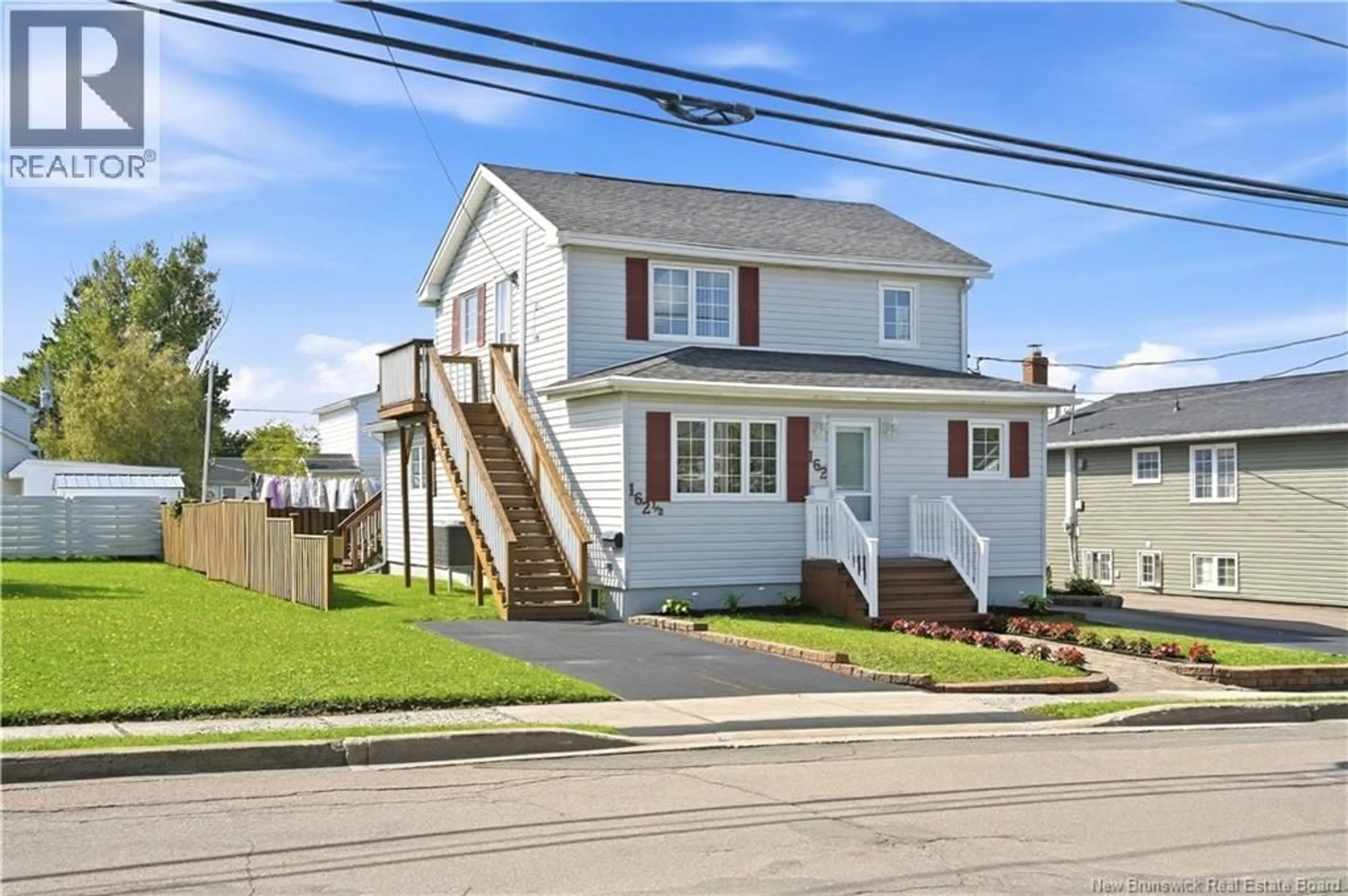 Home with vinyl exterior material, street for 162 CHURCHILL, Moncton New Brunswick E1G7J4