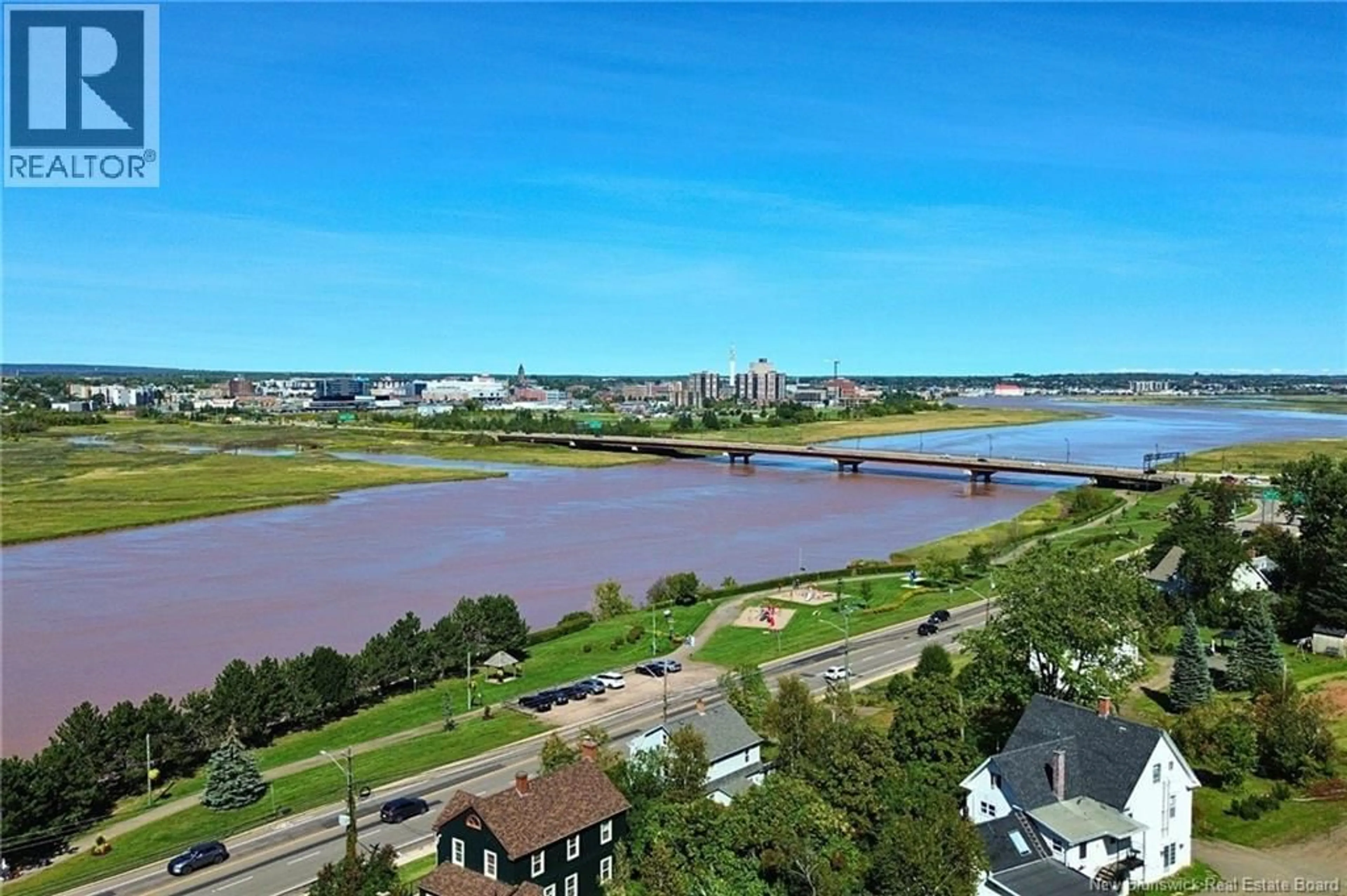 A pic from outside/outdoor area/front of a property/back of a property/a pic from drone, water/lake/river/ocean view for 401 - 204 COVERDALE ROAD, Riverview New Brunswick E1B0J2