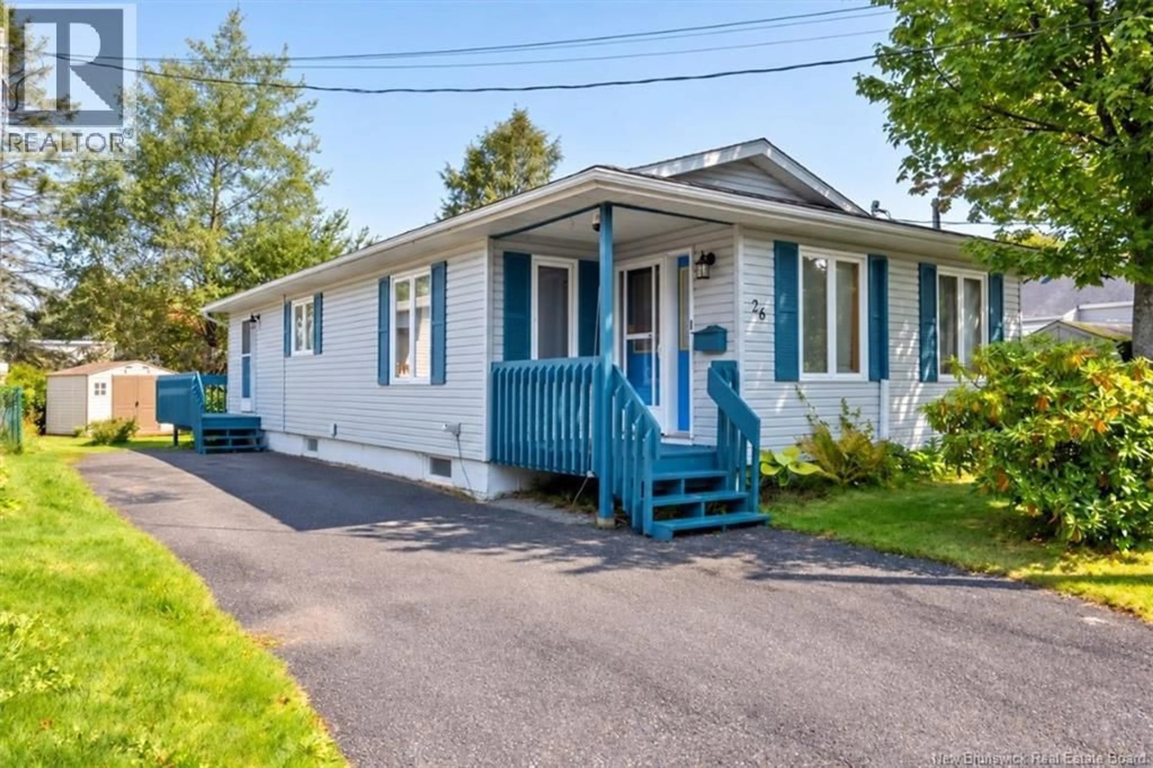 Home with vinyl exterior material, street for 26 WILTON STREET, Saint John New Brunswick E2J1H5