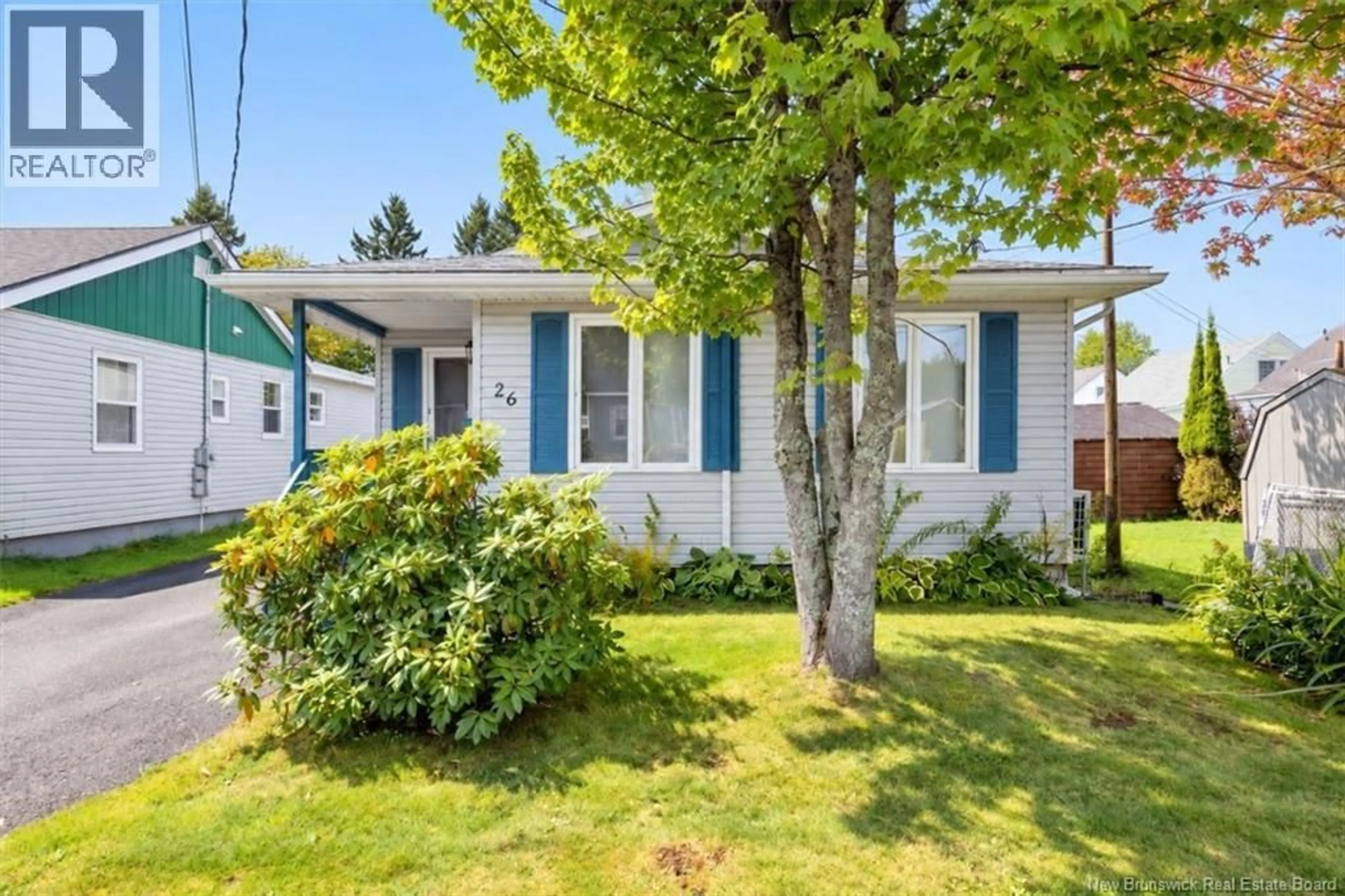 Home with vinyl exterior material, street for 26 WILTON STREET, Saint John New Brunswick E2J1H5