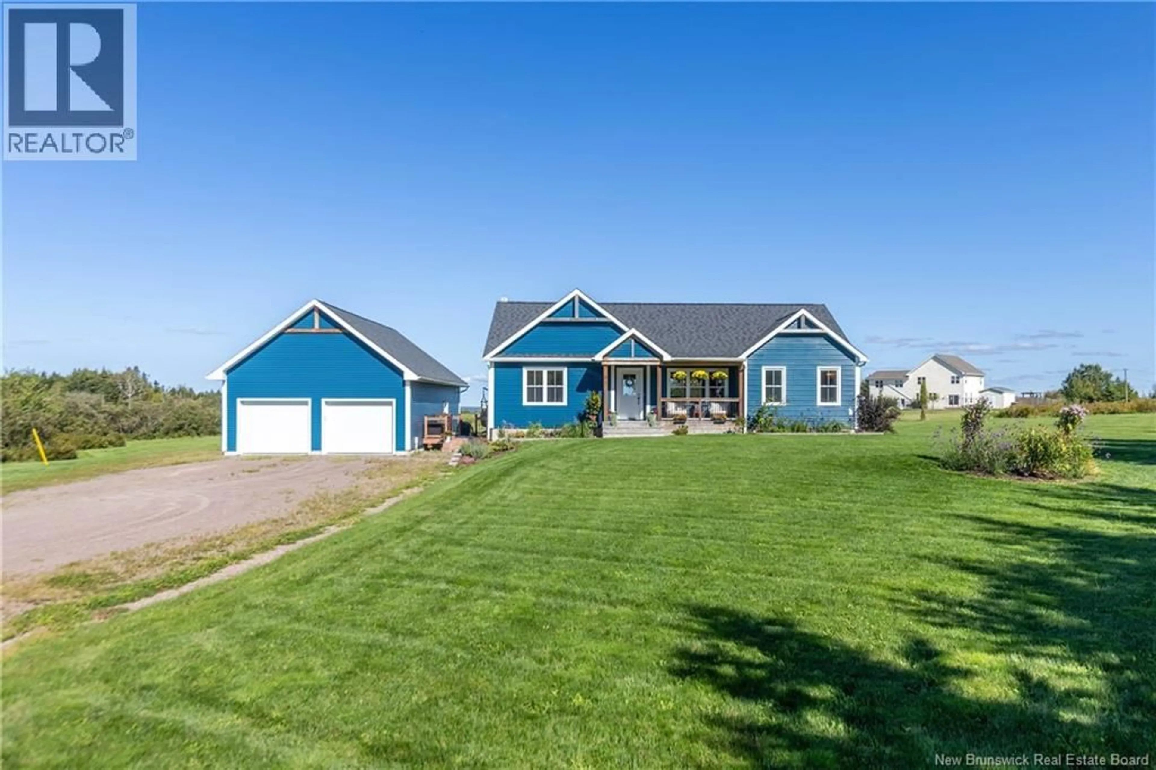 A pic from outside/outdoor area/front of a property/back of a property/a pic from drone, water/lake/river/ocean view for 91 STANLEY DRIVE, Sackville New Brunswick E4L1R2