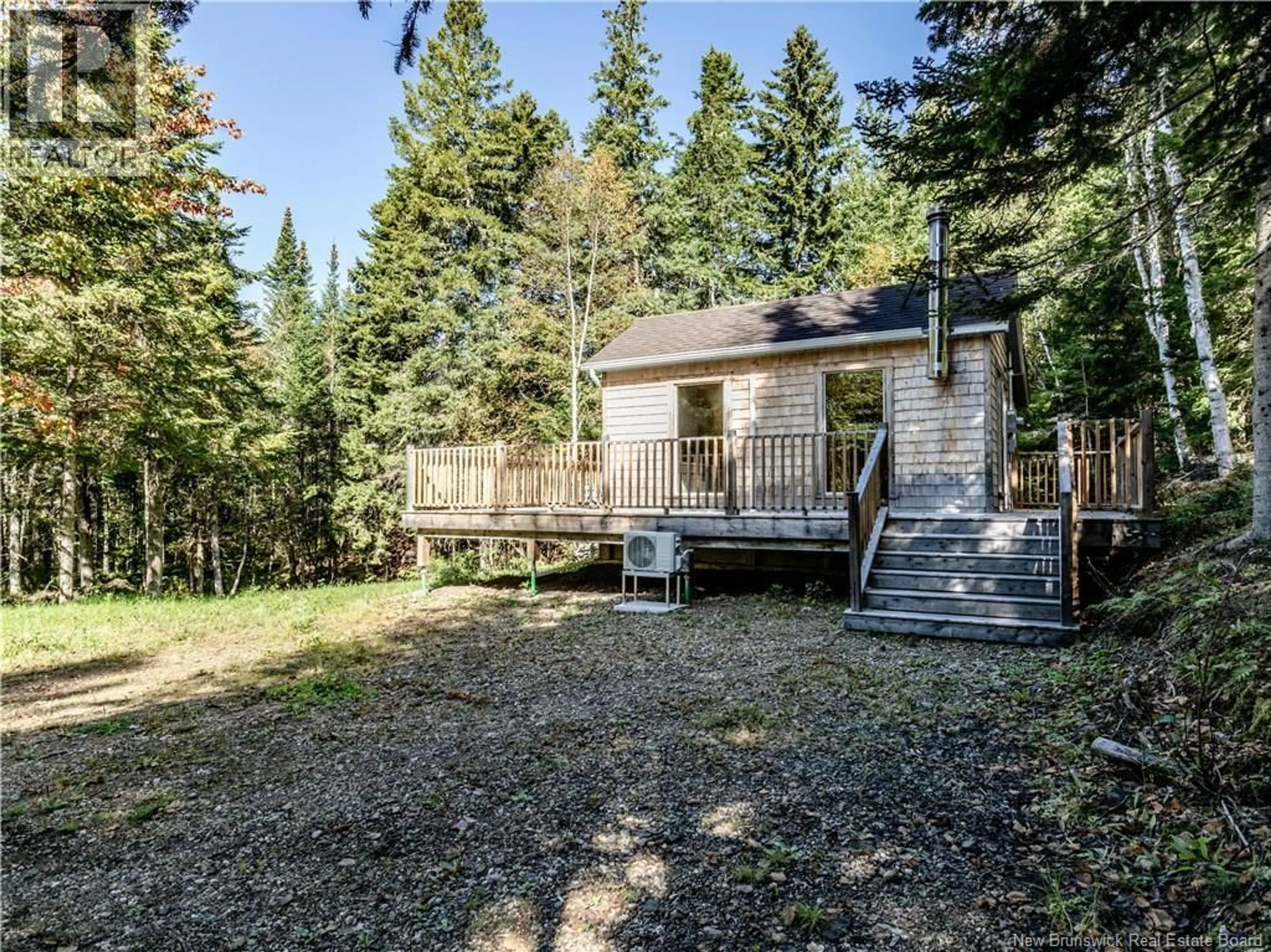 A pic from outside/outdoor area/front of a property/back of a property/a pic from drone, forest/trees view for 235 BREAU CREEK, Memramcook New Brunswick E4K2K1