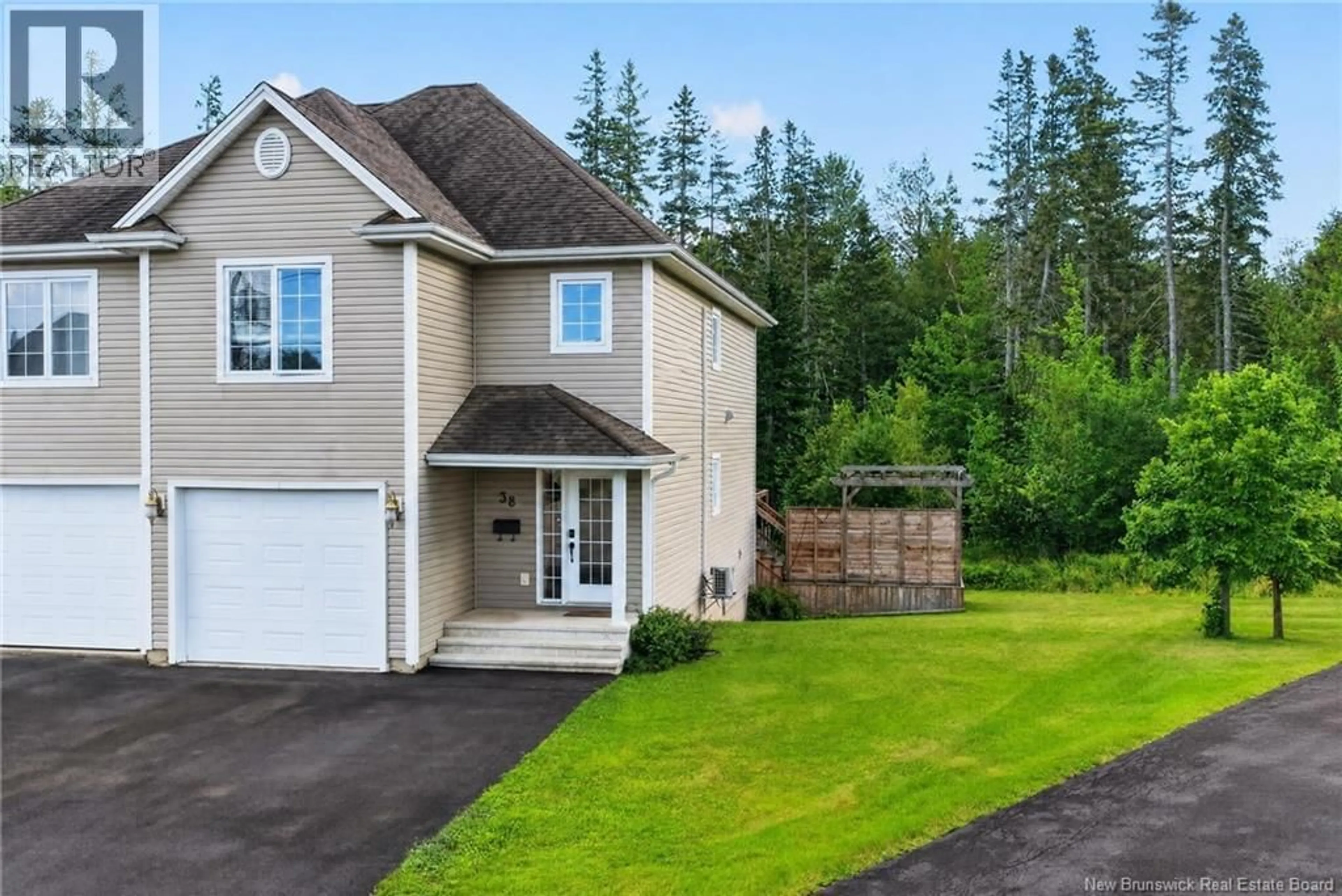 Home with vinyl exterior material, street for 38 CELESTIN COURT, Dieppe New Brunswick E1A0K2