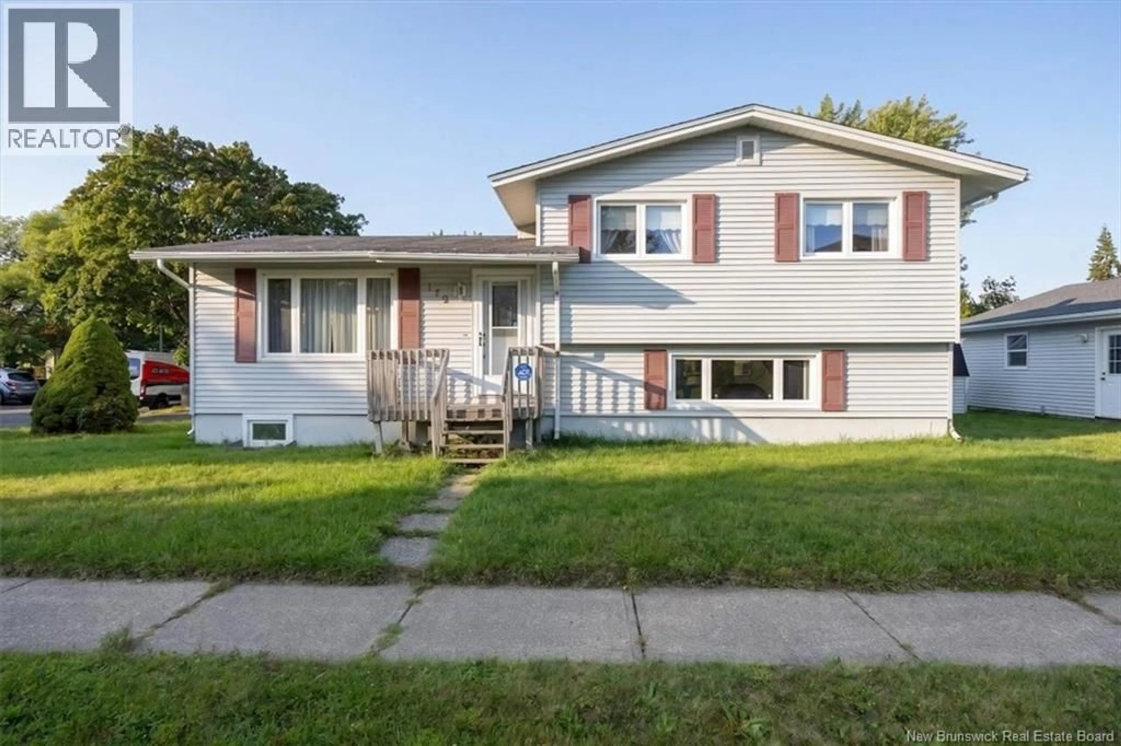 Home with vinyl exterior material, street for 179 BOYANER CRESCENT, Saint John New Brunswick E2J4C8