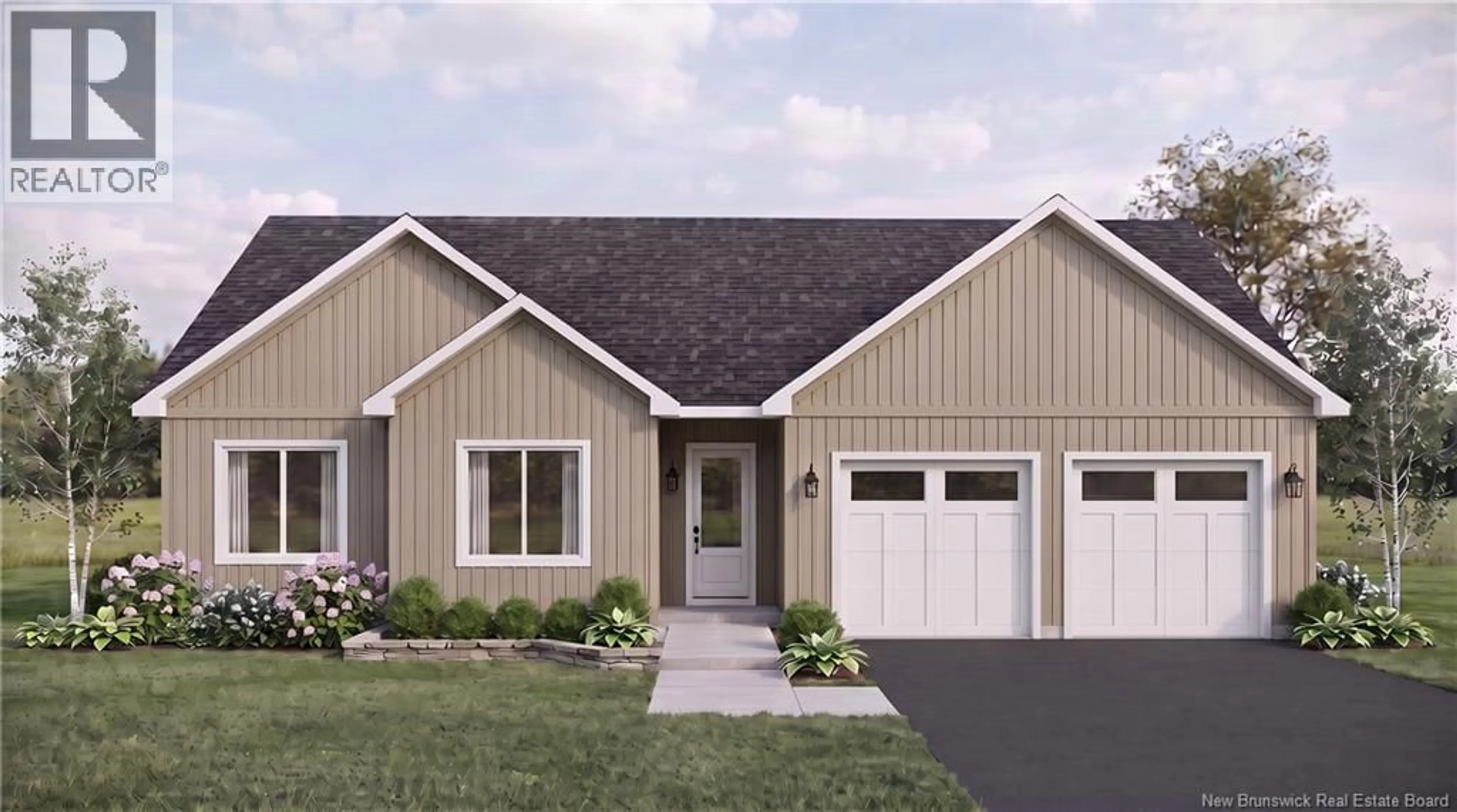 Home with vinyl exterior material, street for 13 ALLEE GITE, Barachois New Brunswick E4P7N9