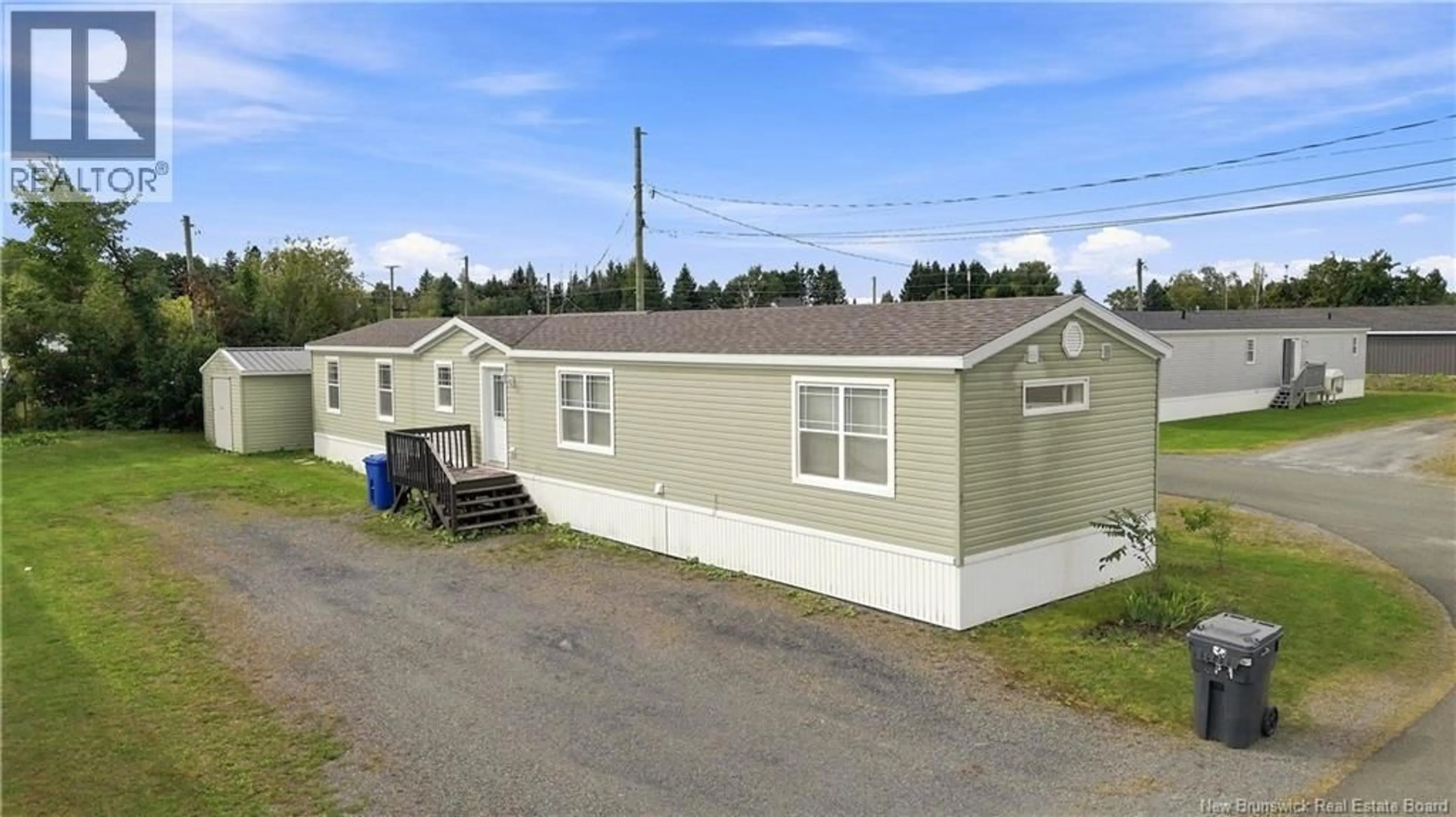 Home with vinyl exterior material, building for 2 BUTTERNUT LANE, Jacksonville New Brunswick E7M0G3