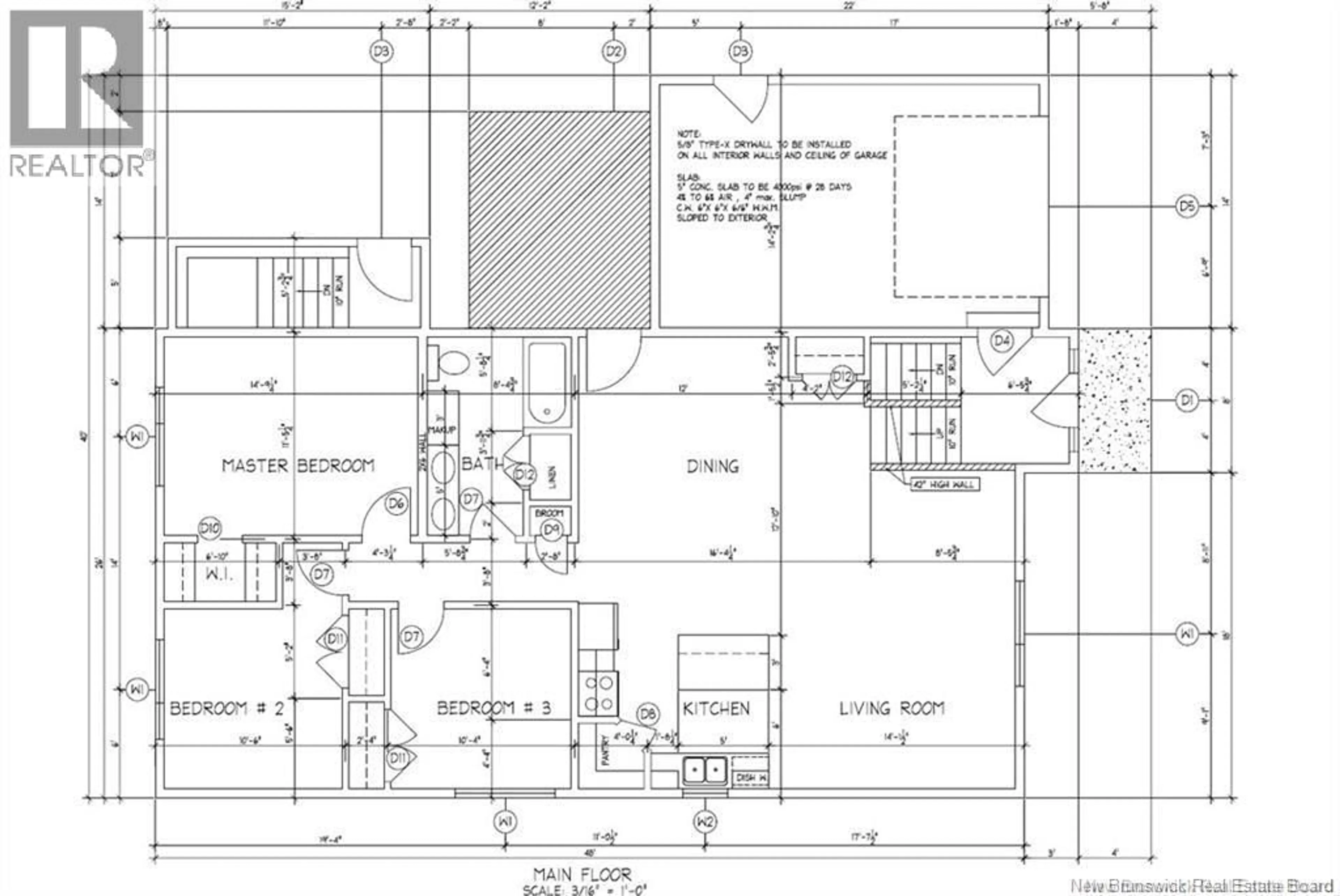 Floor plan for Lot - 21-3 ROUTE 945, Haute-Aboujagane New Brunswick E4P5T5