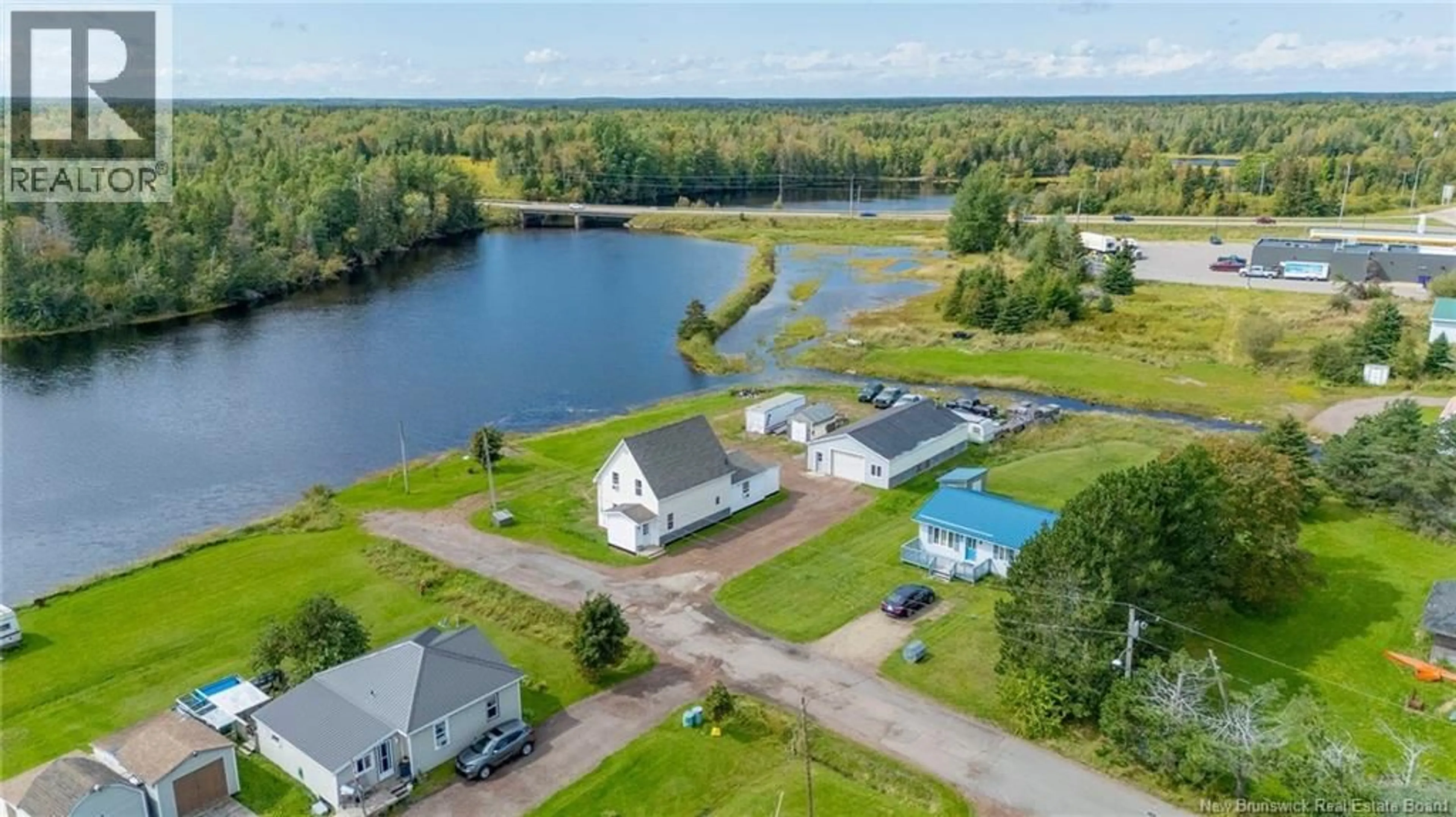 A pic from outside/outdoor area/front of a property/back of a property/a pic from drone, water/lake/river/ocean view for 7 BIRCH STREET, Port Elgin New Brunswick E4M2B9