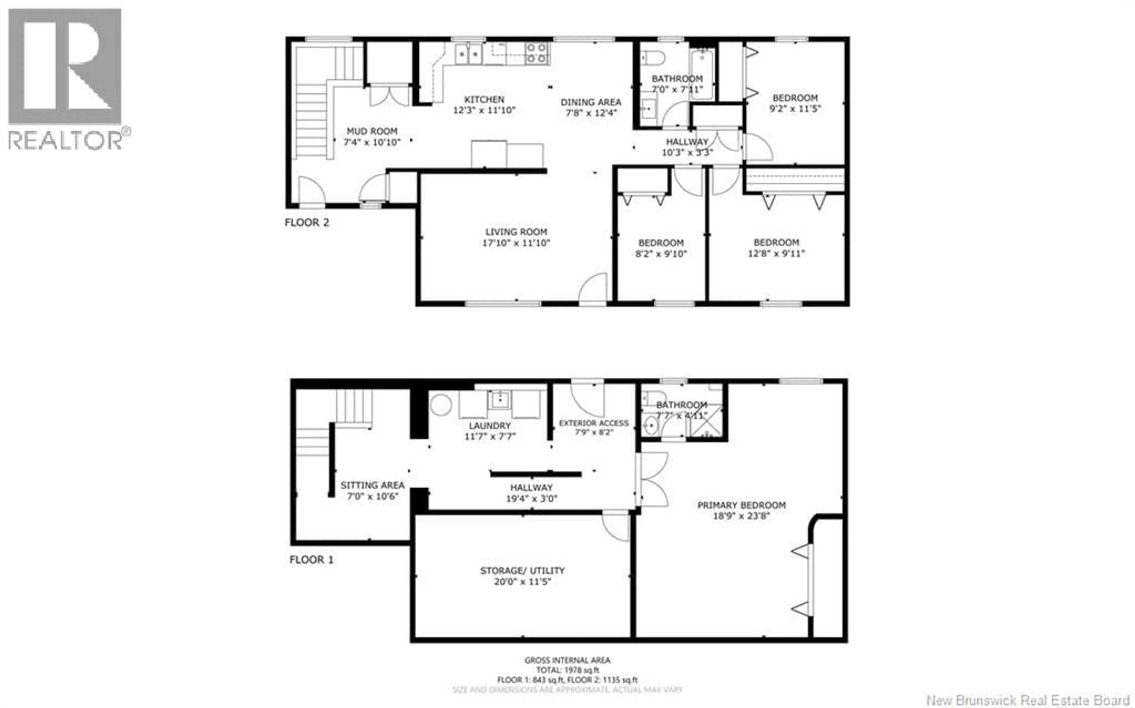 Floor plan for 15 BRENTWOOD, Newbridge New Brunswick E7N1J5