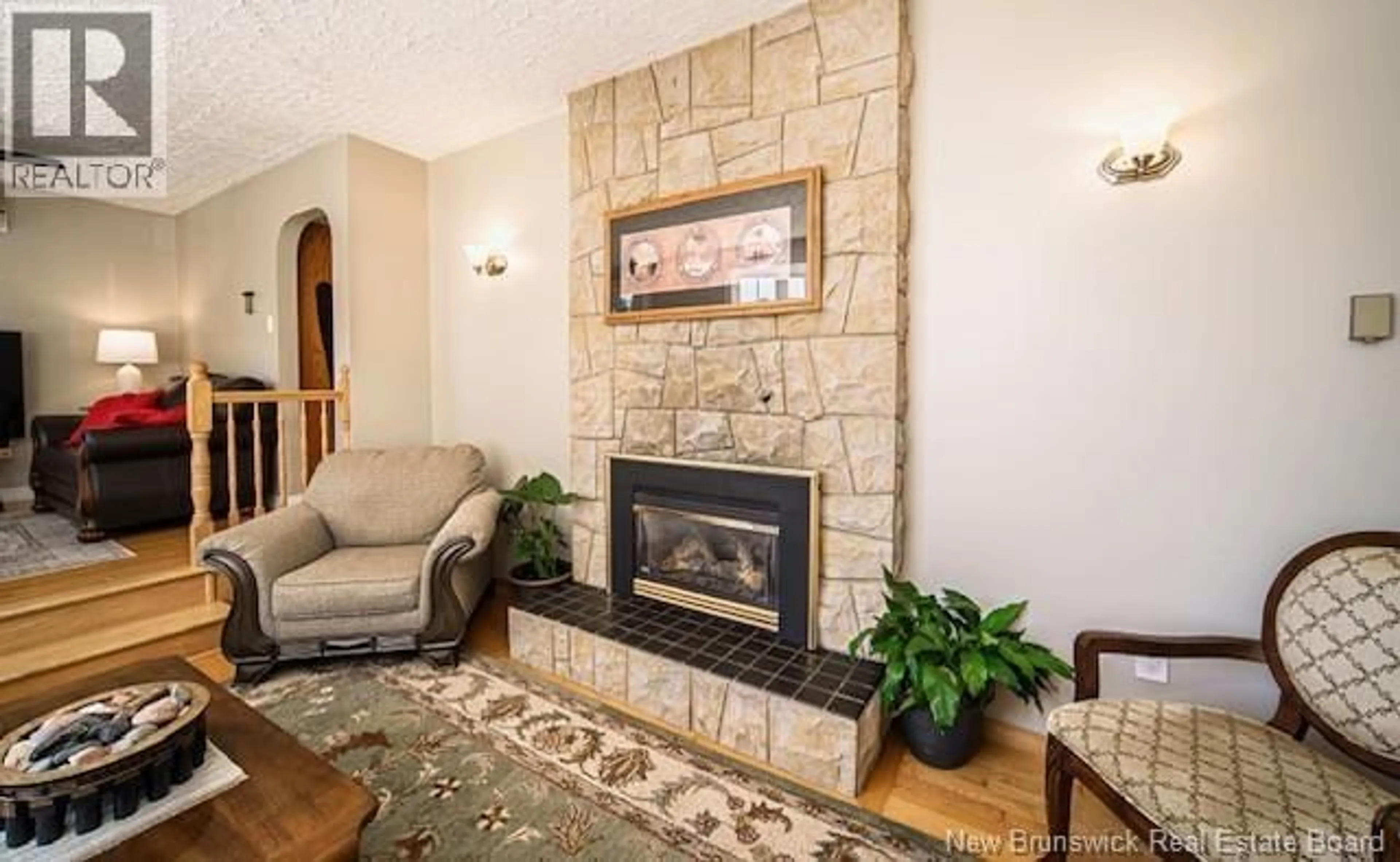 Living room with furniture, ceramic/tile floor for 35 WALKER STREET, Fredericton New Brunswick E3A3E2