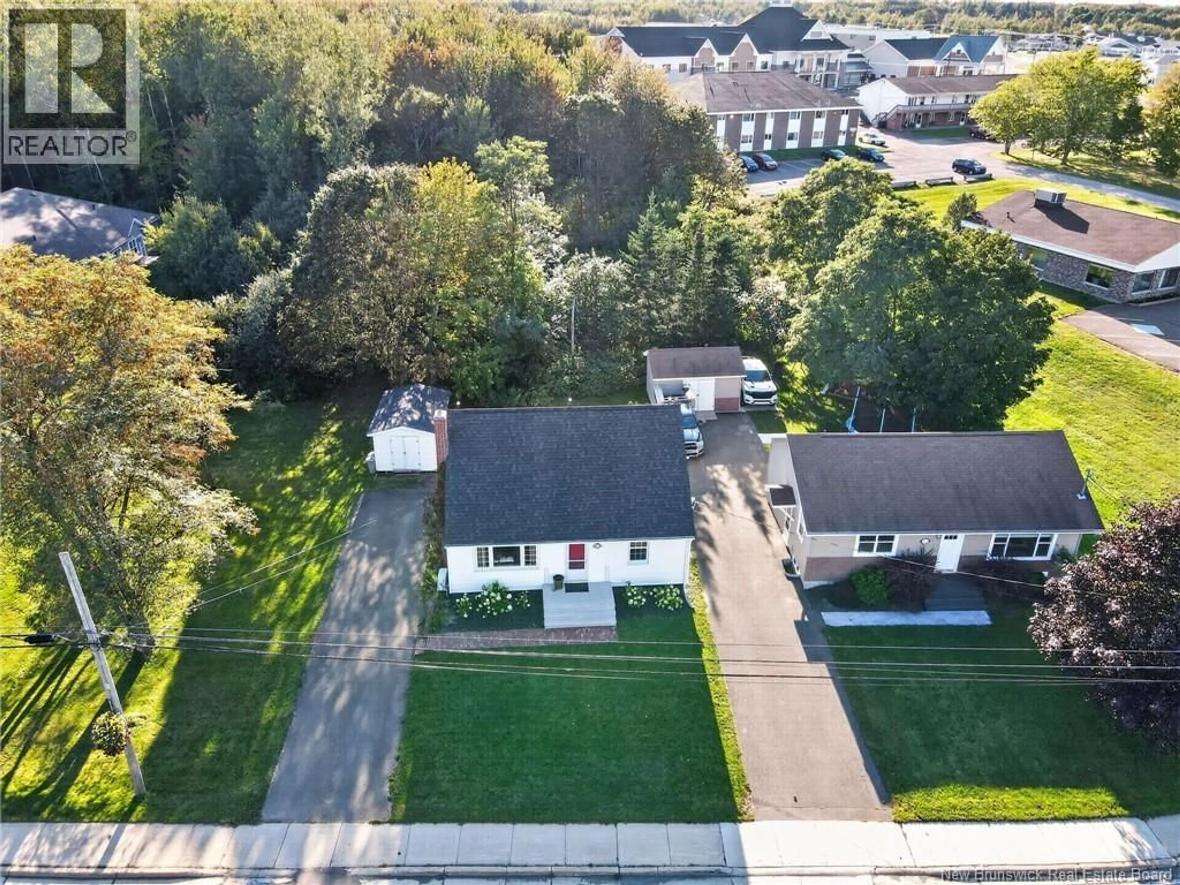 A pic from outside/outdoor area/front of a property/back of a property/a pic from drone, street for 4482 RUE PRINCIPALE STREET, Saint-Antoine New Brunswick E4V1P9