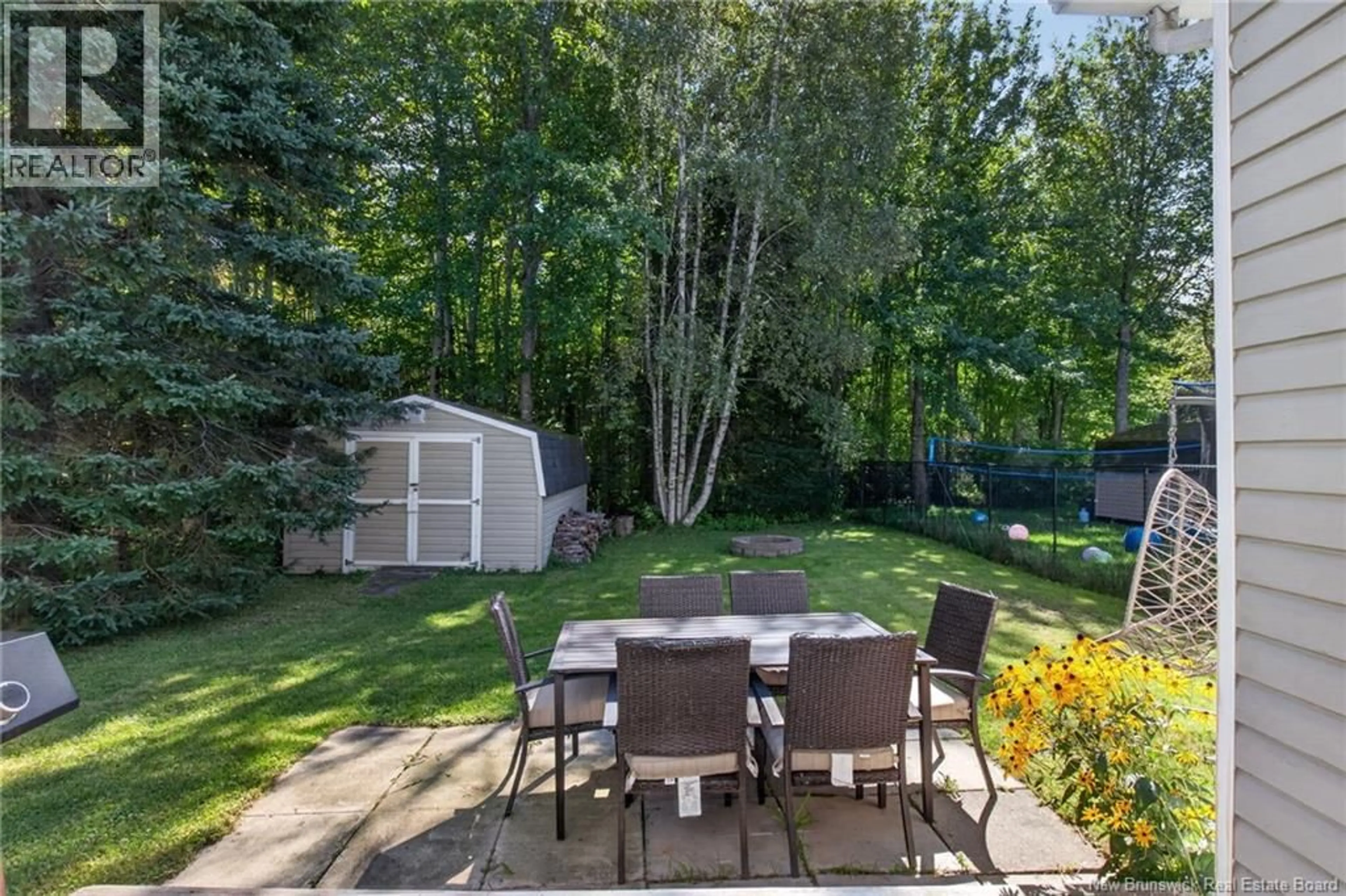 Patio, forest/trees view for 252 RYAN STREET, Moncton New Brunswick E1G2E7