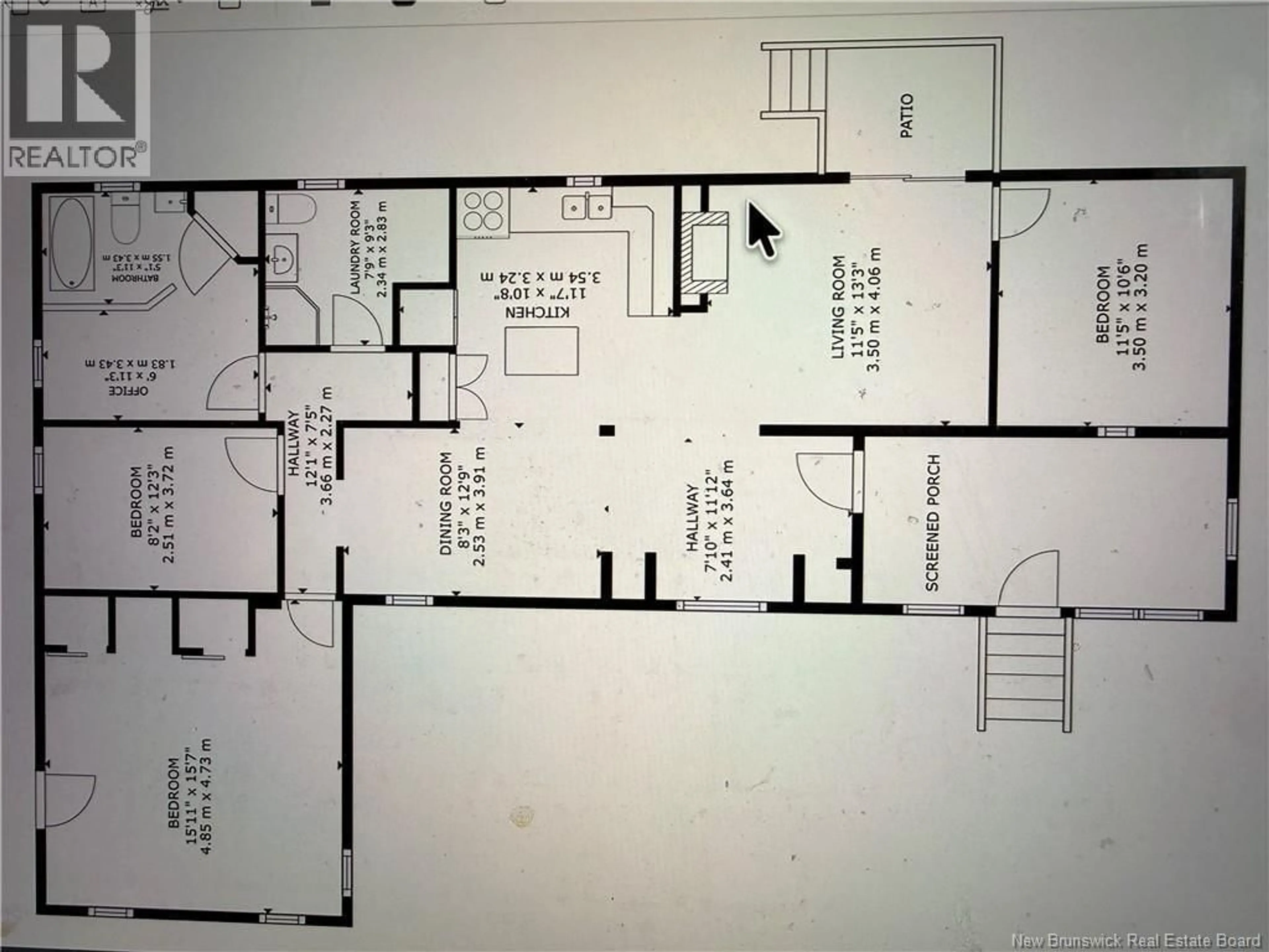 Floor plan for 29 CLARENCE CRESCENT, Nackawic New Brunswick E6G1G3